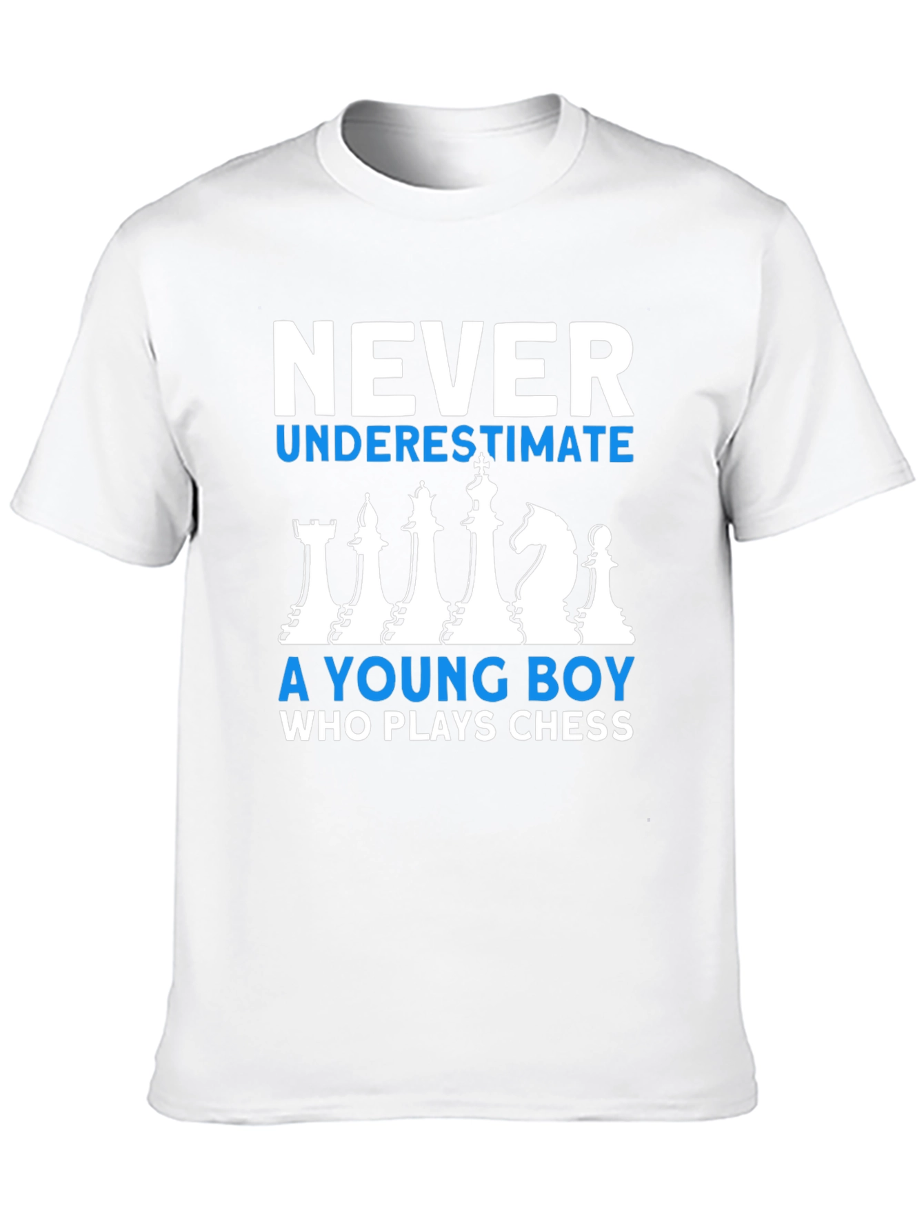 Chess Player T-Shirt: Never Underestimate a Young Boy