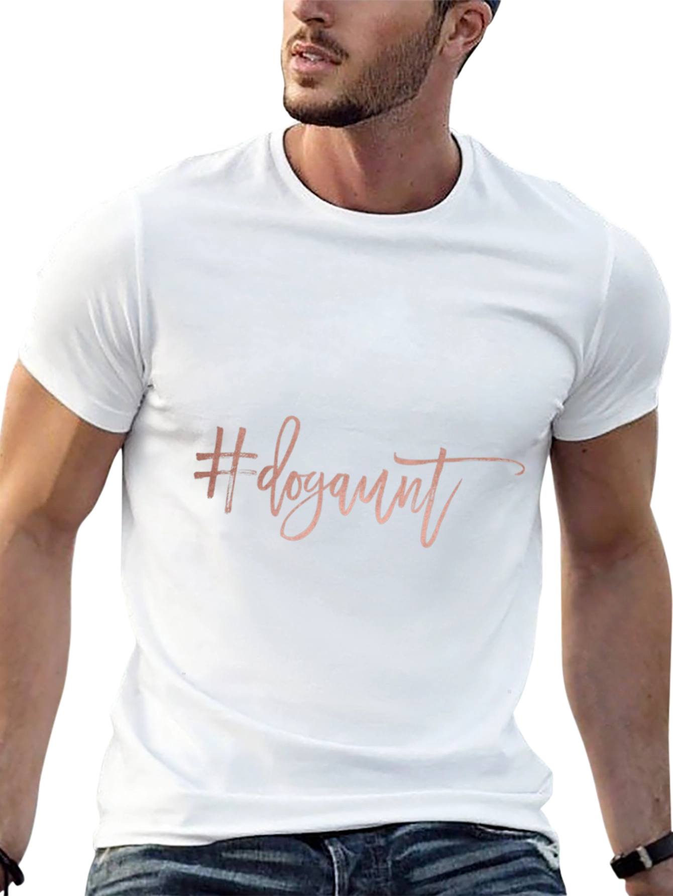 Dog Aunt Tee - Black Short Sleeve