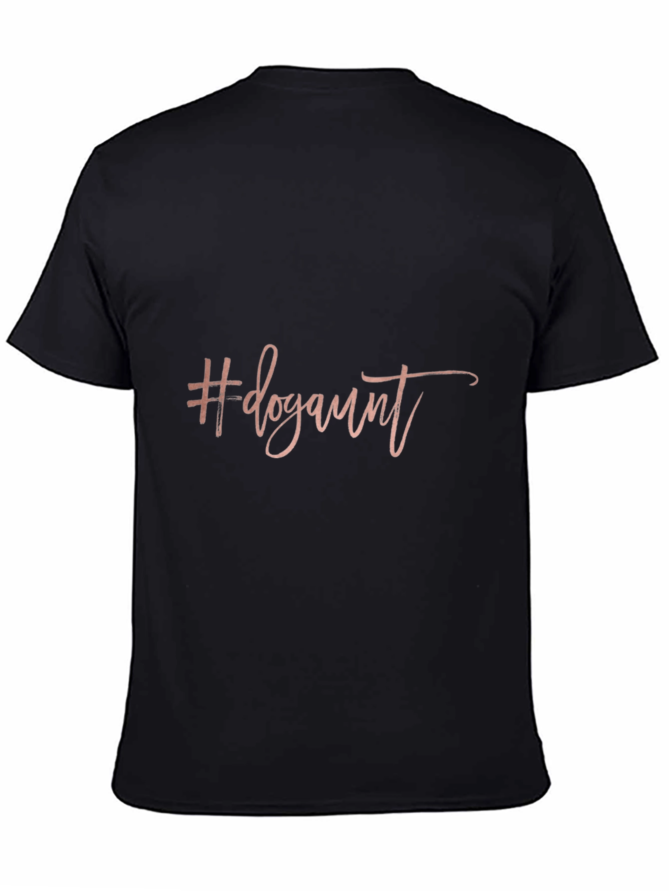 Dog Aunt Tee - Black Short Sleeve