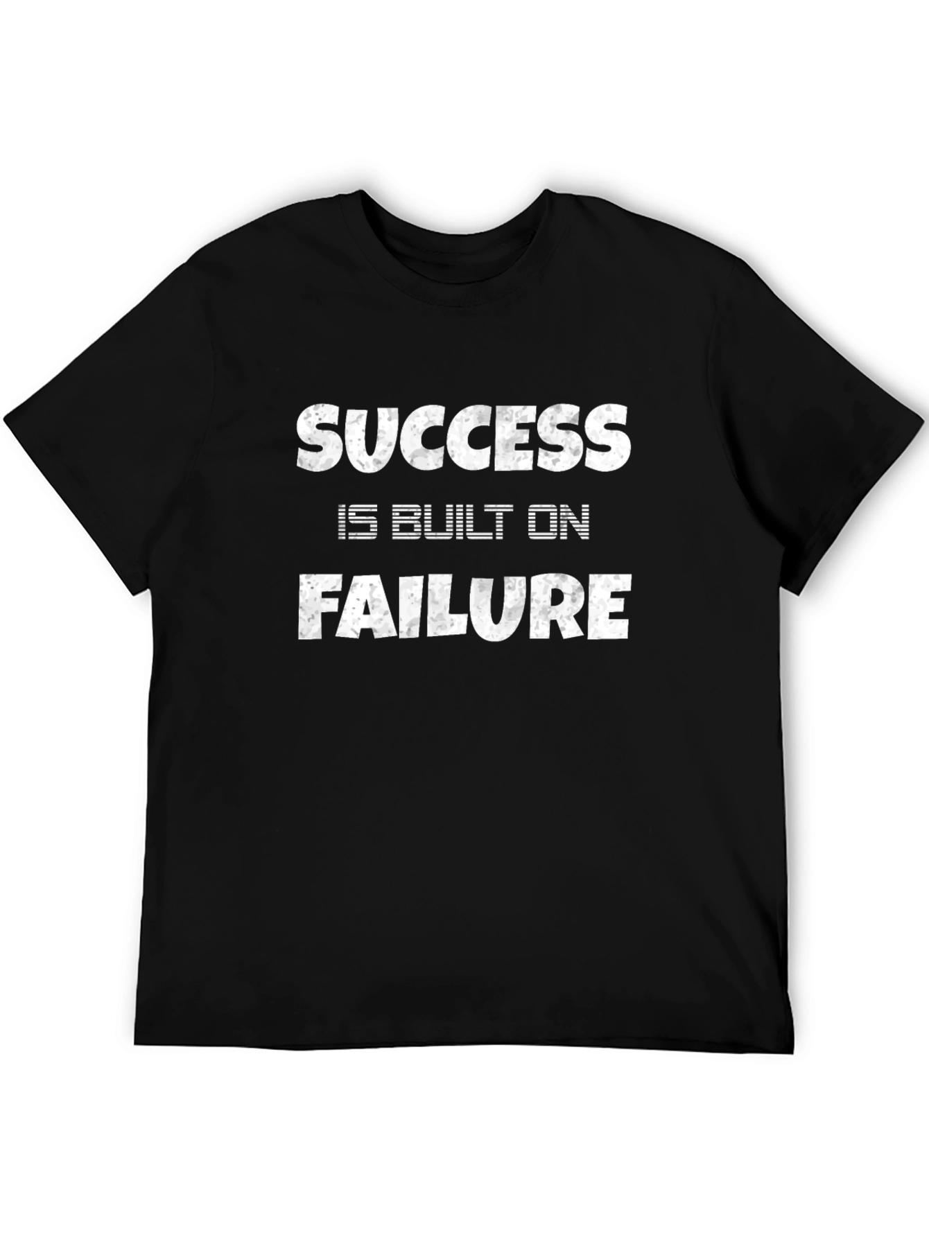 Success Built On Failure Graphic Tee - Black