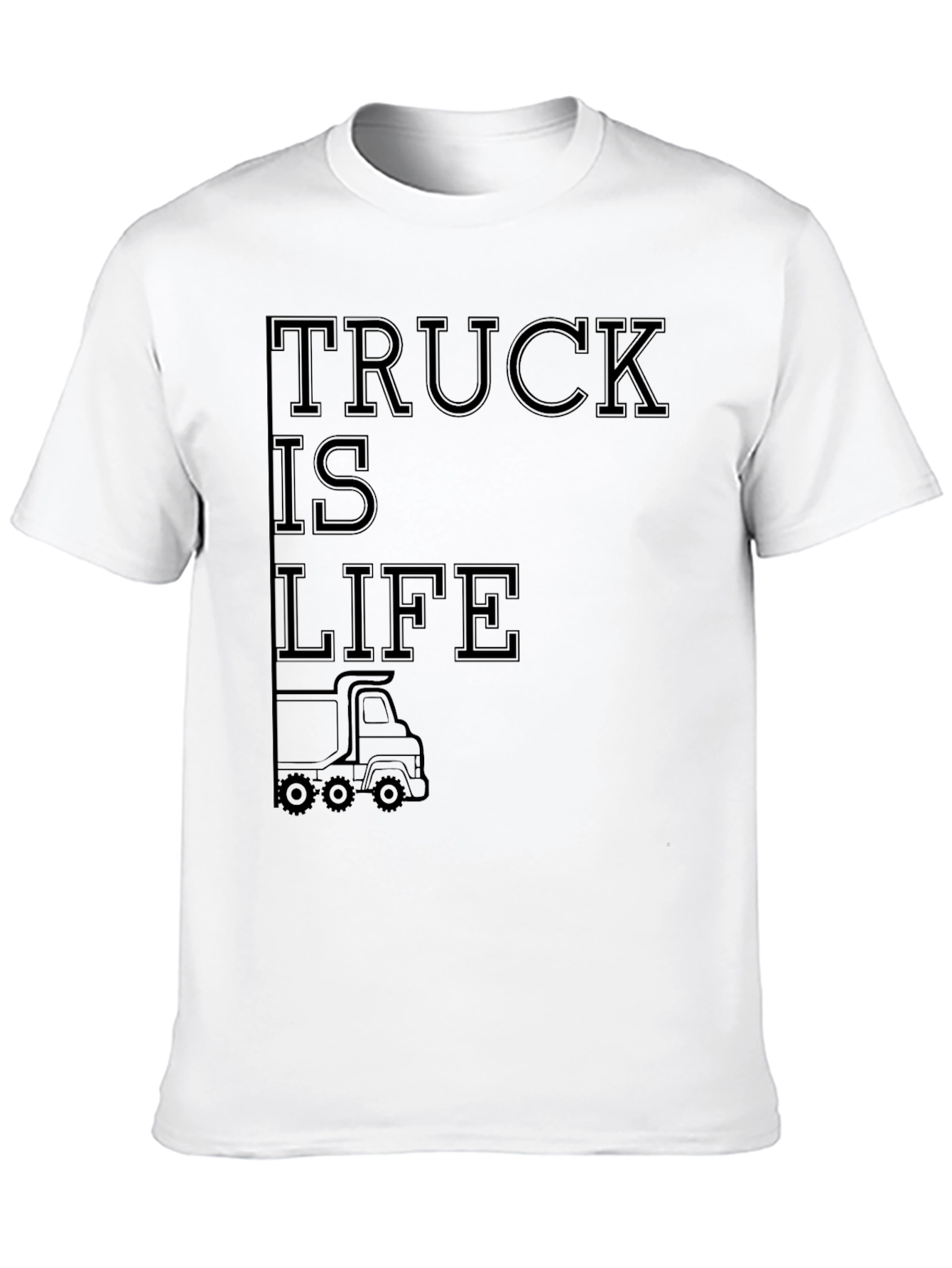 Truck is Life Graphic Tee - Black