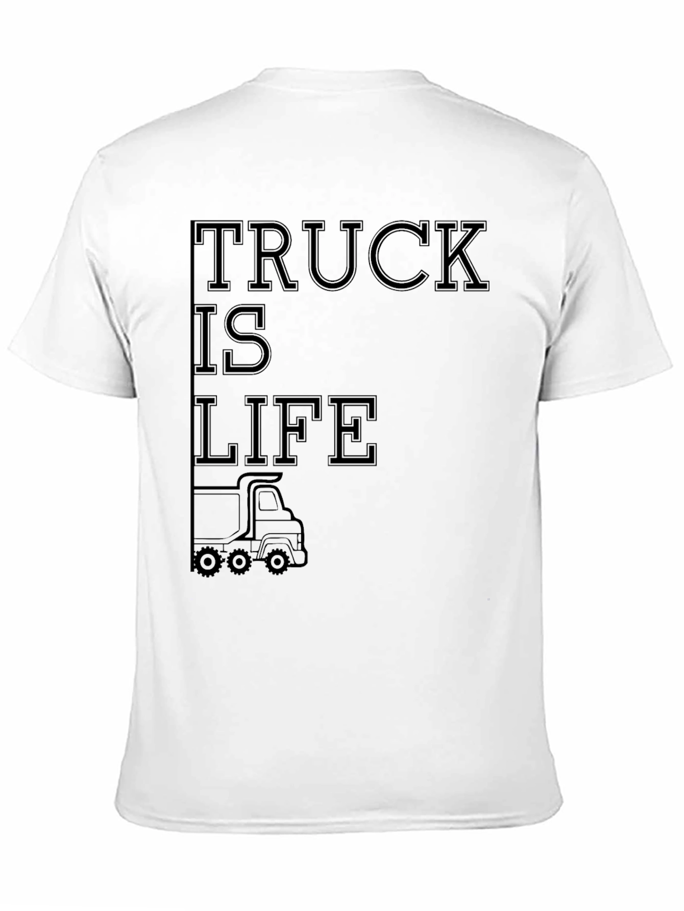 Truck is Life Graphic Tee - Black