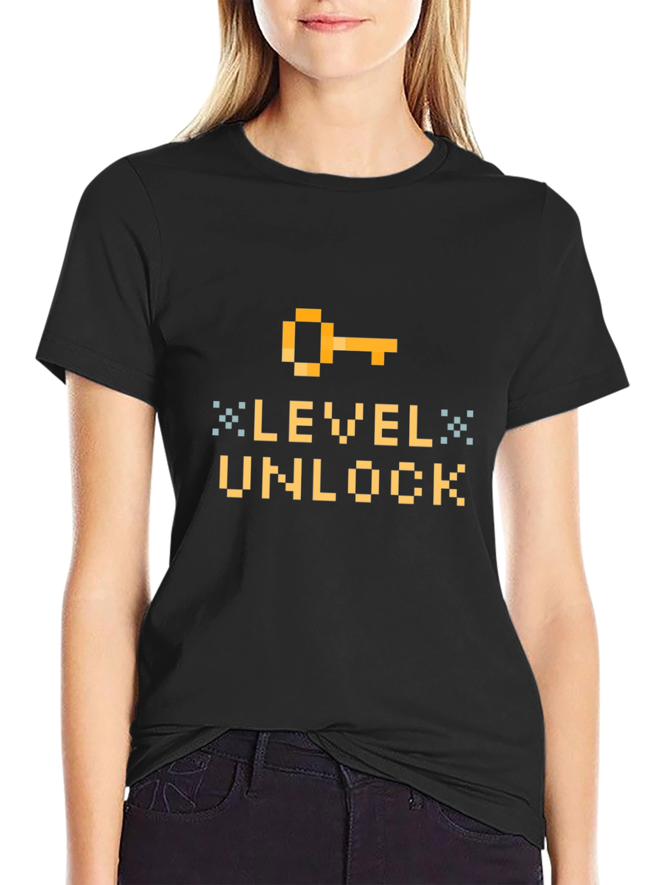 Level Unlock Pixel Art T-Shirt