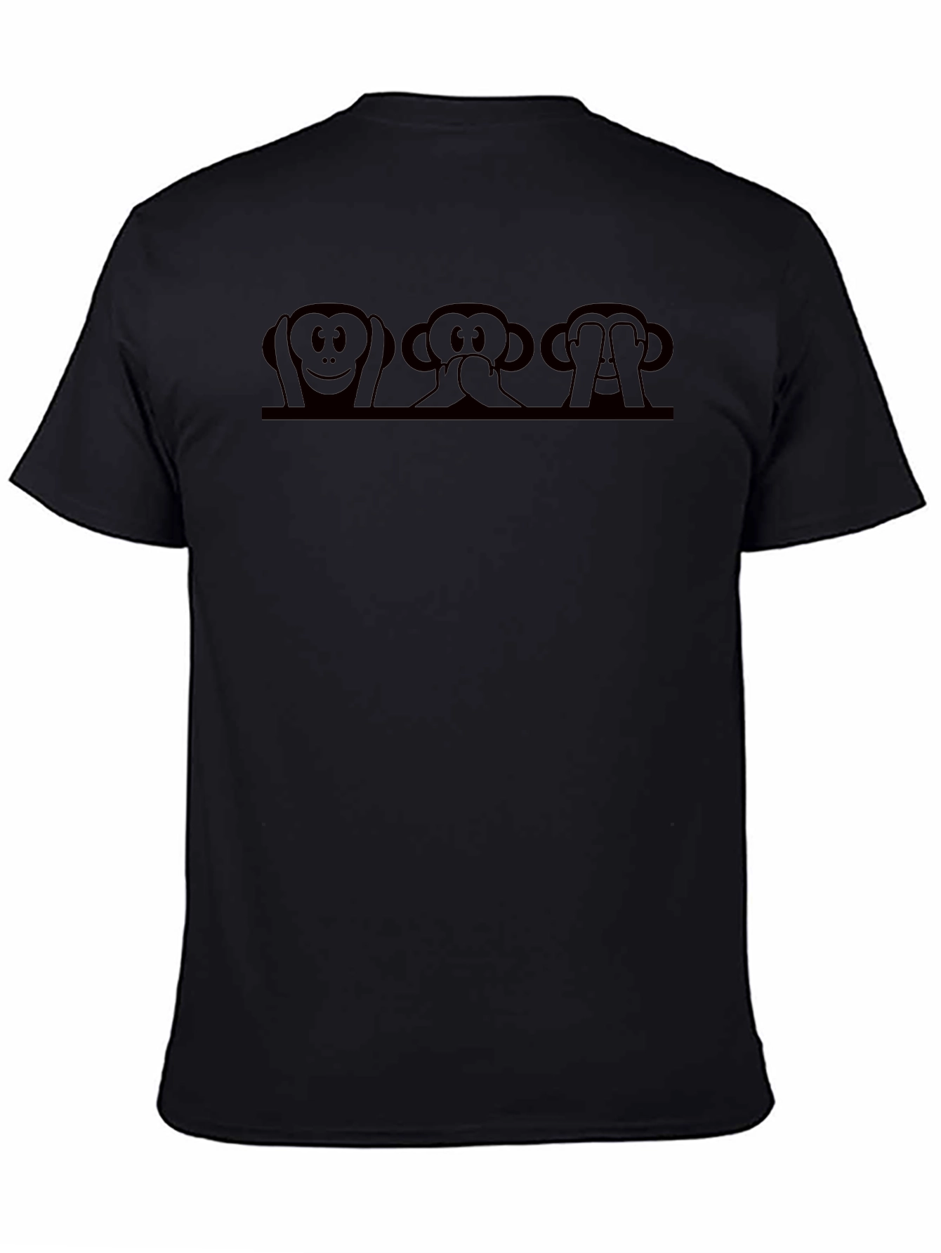 Hear Speak See No Evil Monkey Graphic Tee