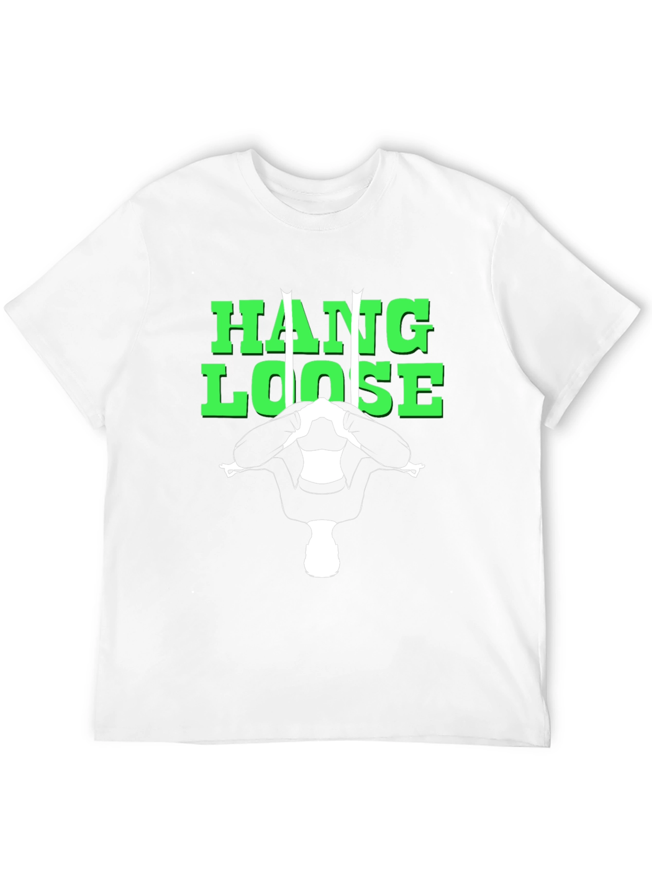 Hang Loose Gymnast Graphic Tee - Black