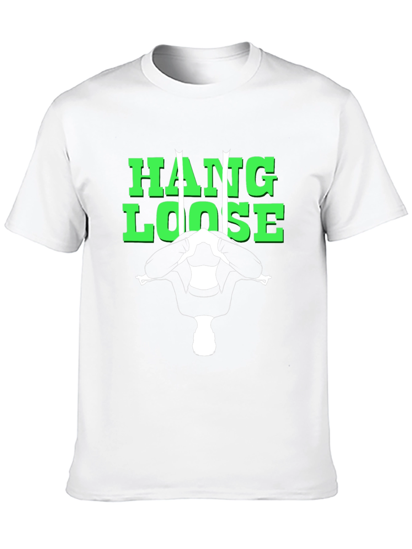 Hang Loose Gymnast Graphic Tee - Black