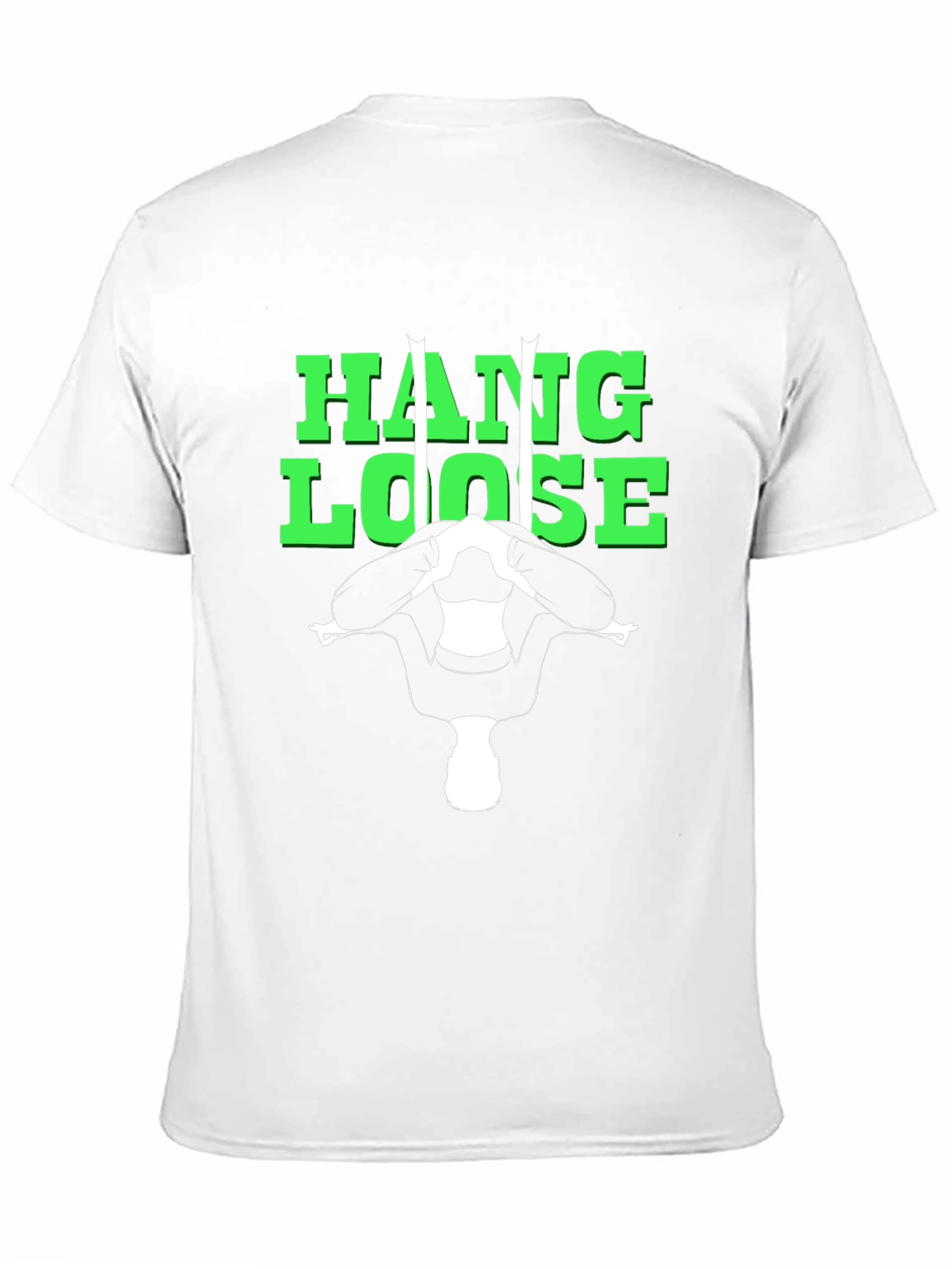 Hang Loose Gymnast Graphic Tee - Black
