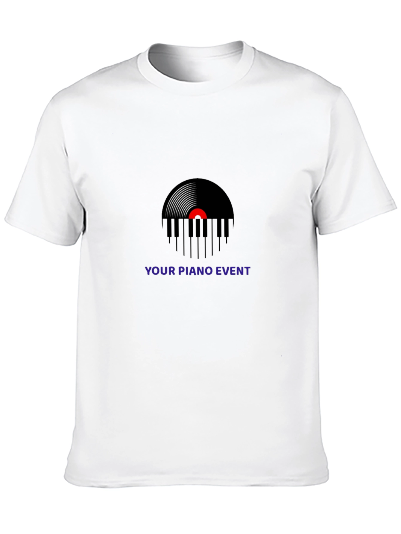 Your Piano Event Black Graphic T-Shirt