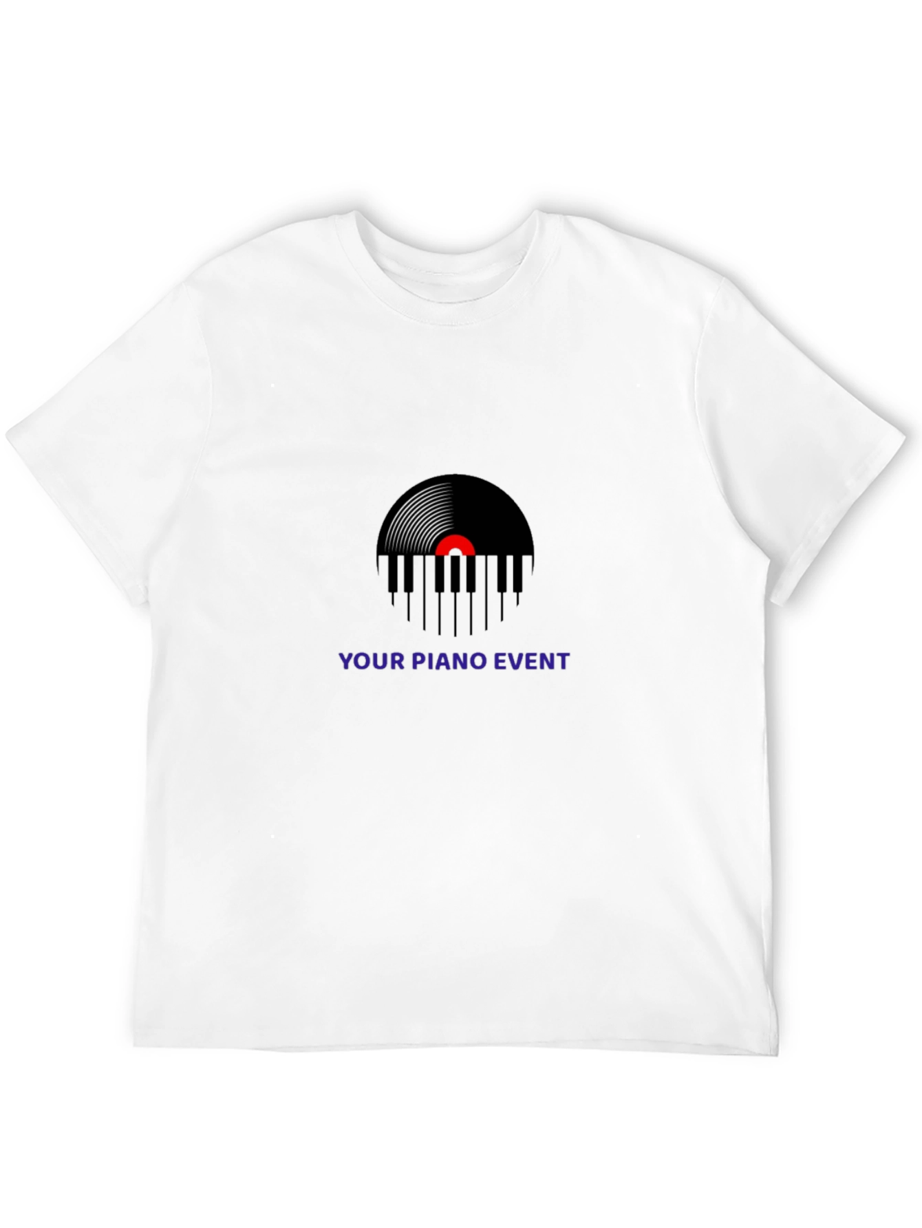Your Piano Event Black Graphic T-Shirt