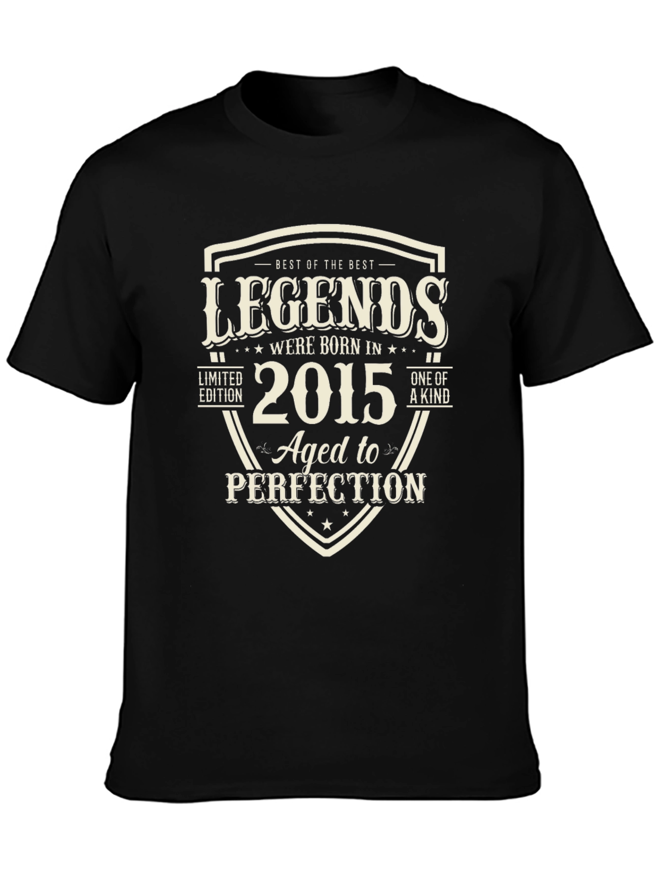 Legends Born in 2015 T-Shirt Aged to Perfection