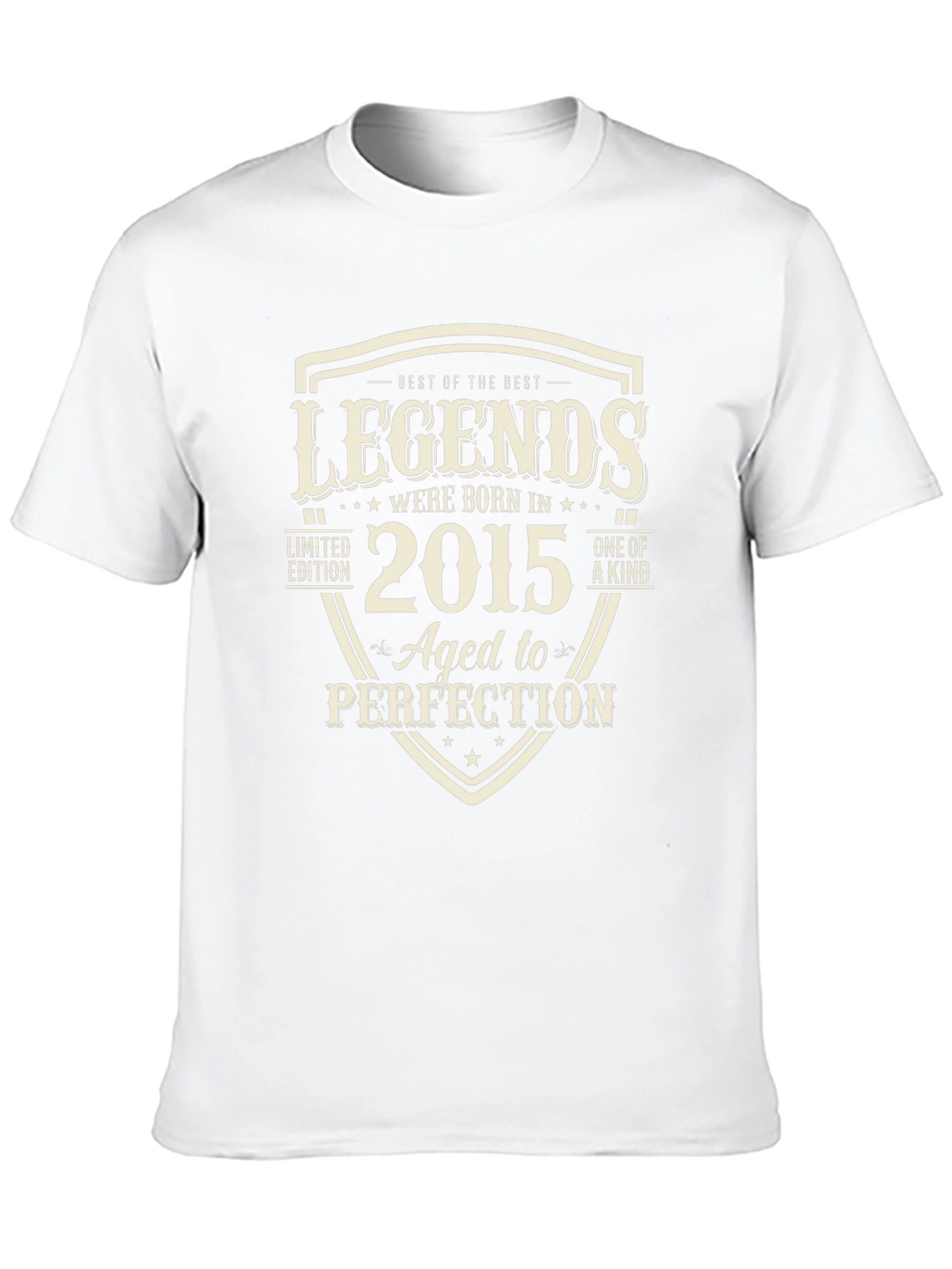 Legends Born in 2015 T-Shirt Aged to Perfection