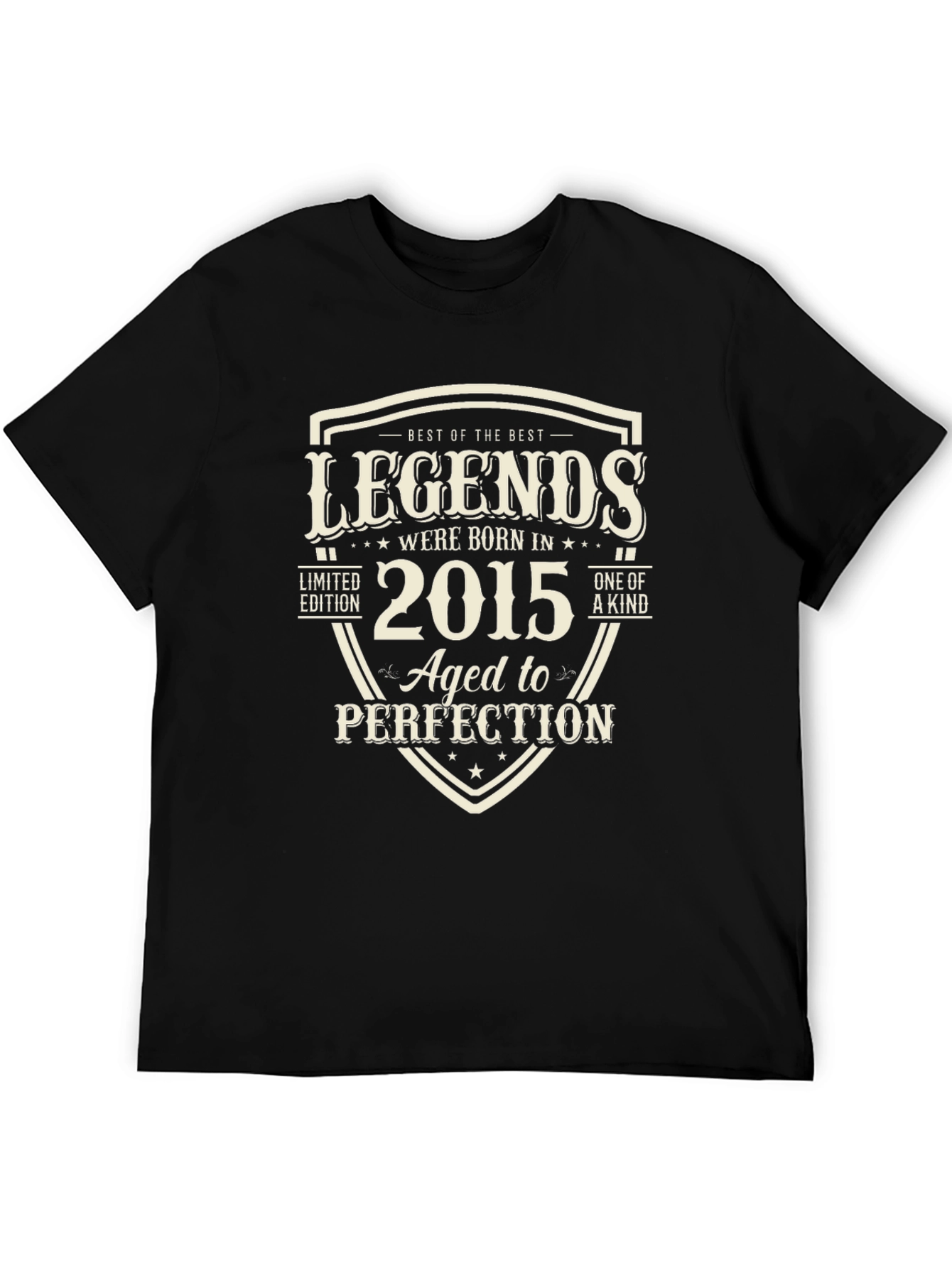 Legends Born in 2015 T-Shirt Aged to Perfection