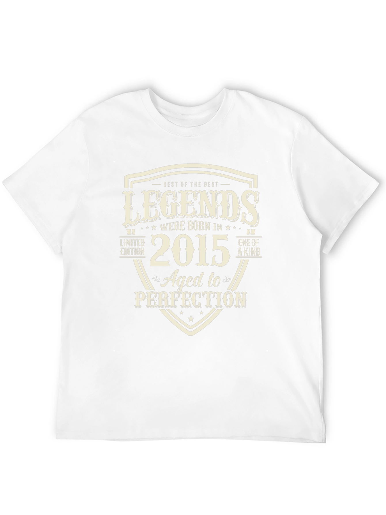 Legends Born in 2015 T-Shirt Aged to Perfection