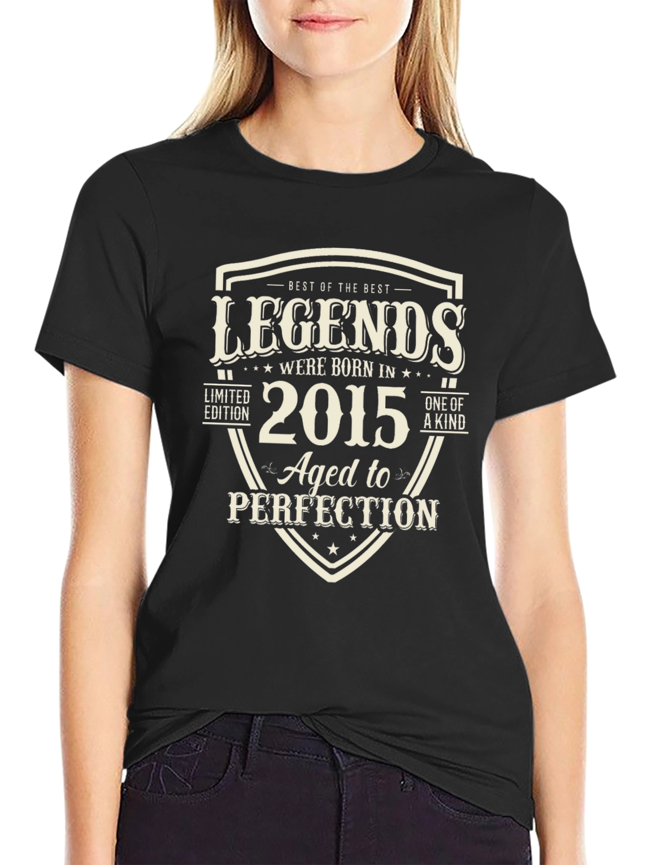 Legends Born in 2015 T-Shirt Aged to Perfection