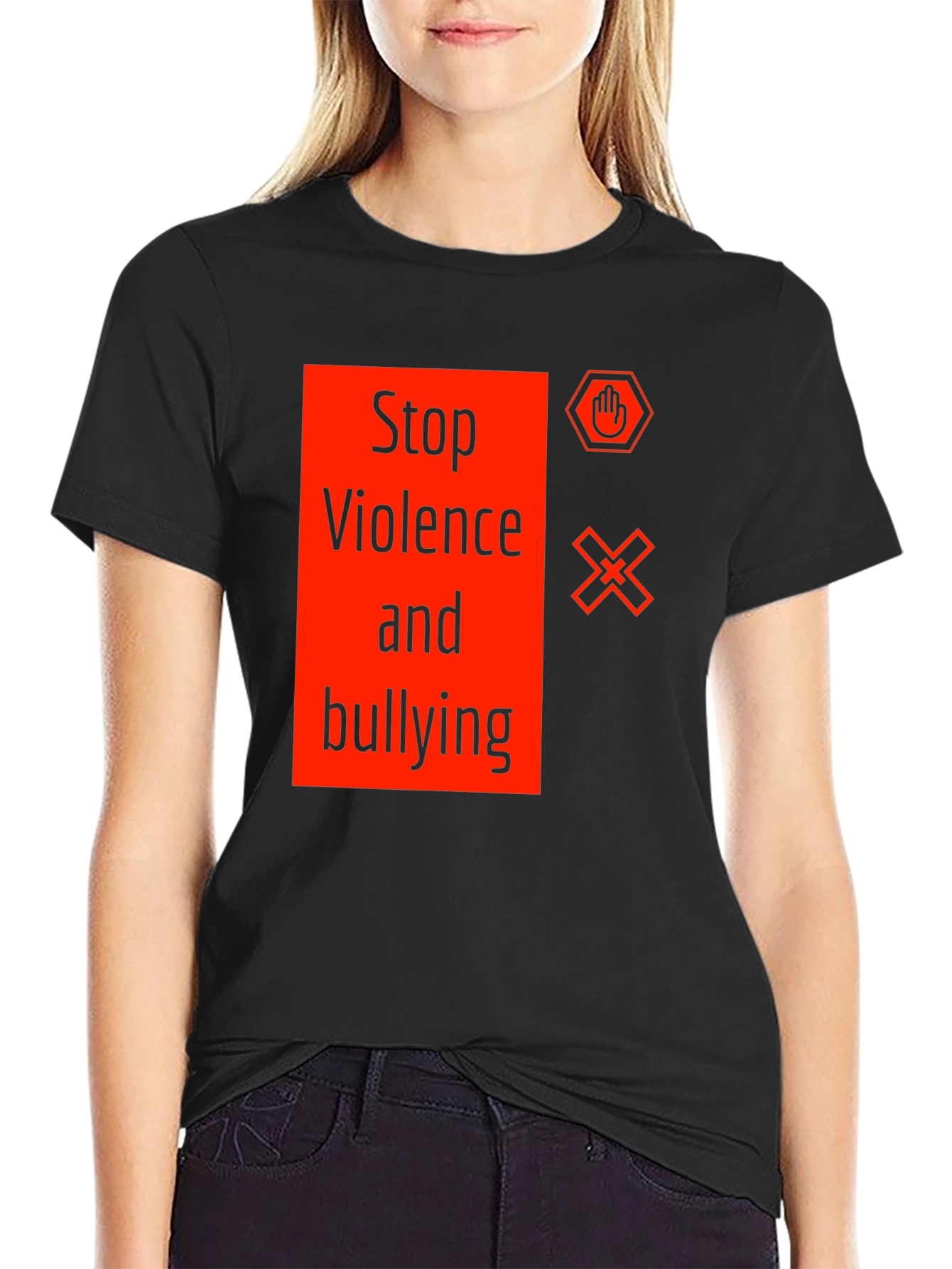Stop Violence and Bullying Graphic Tee