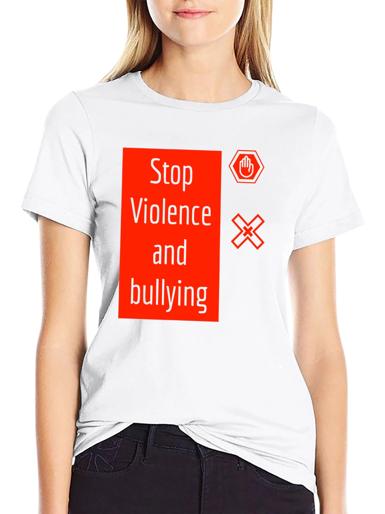 Stop Violence and Bullying Graphic Tee