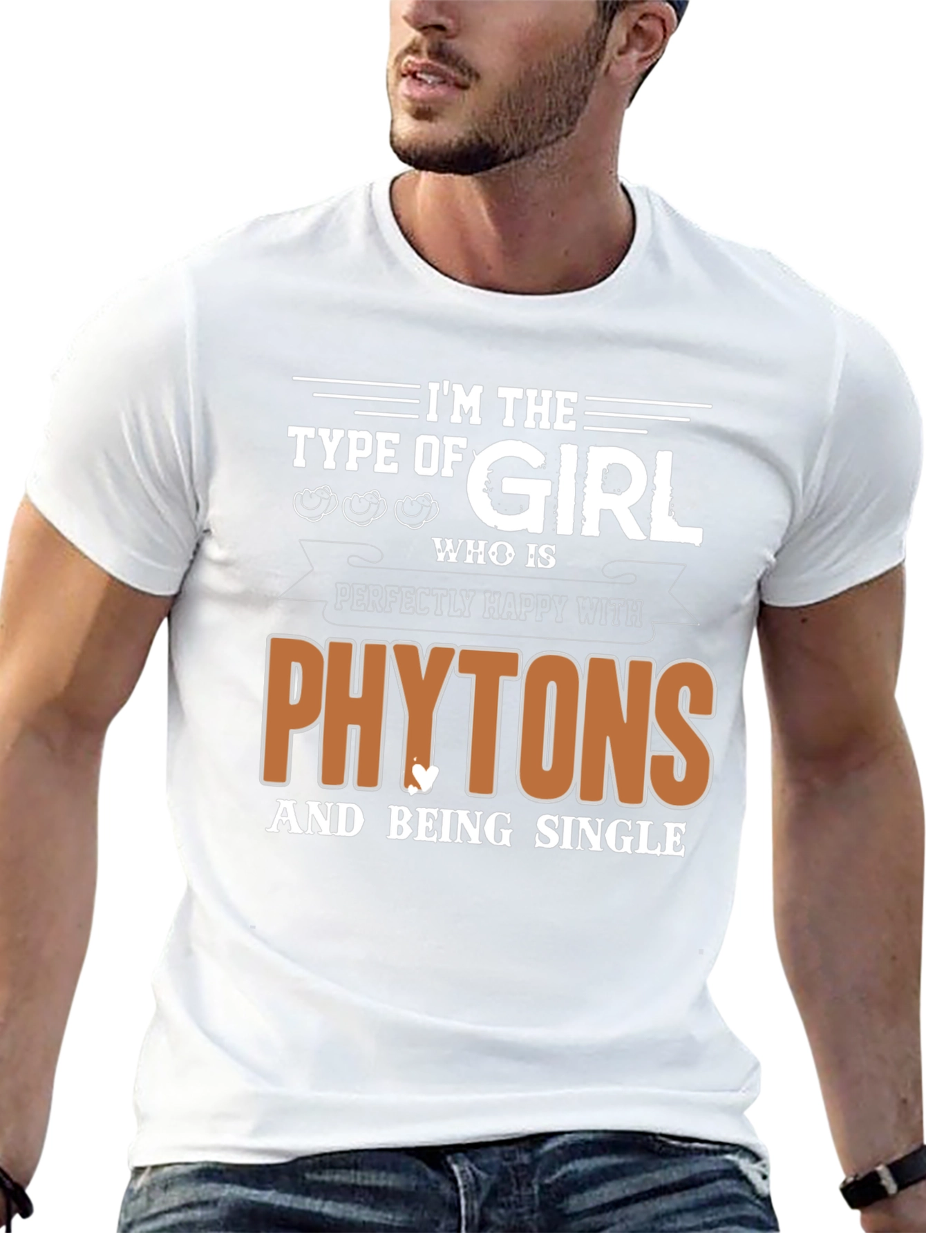Phytons & Single T-Shirt - Black Graphic Tee