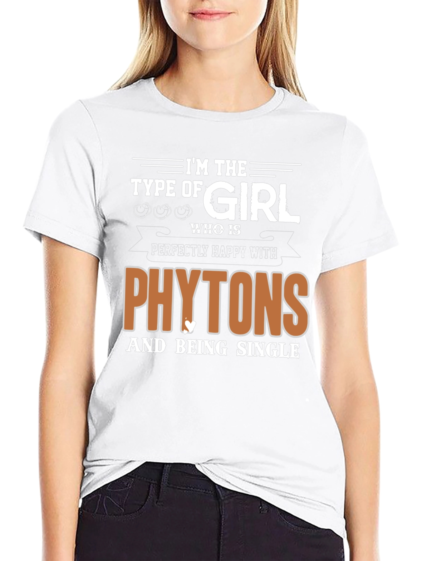 Phytons & Single T-Shirt - Black Graphic Tee