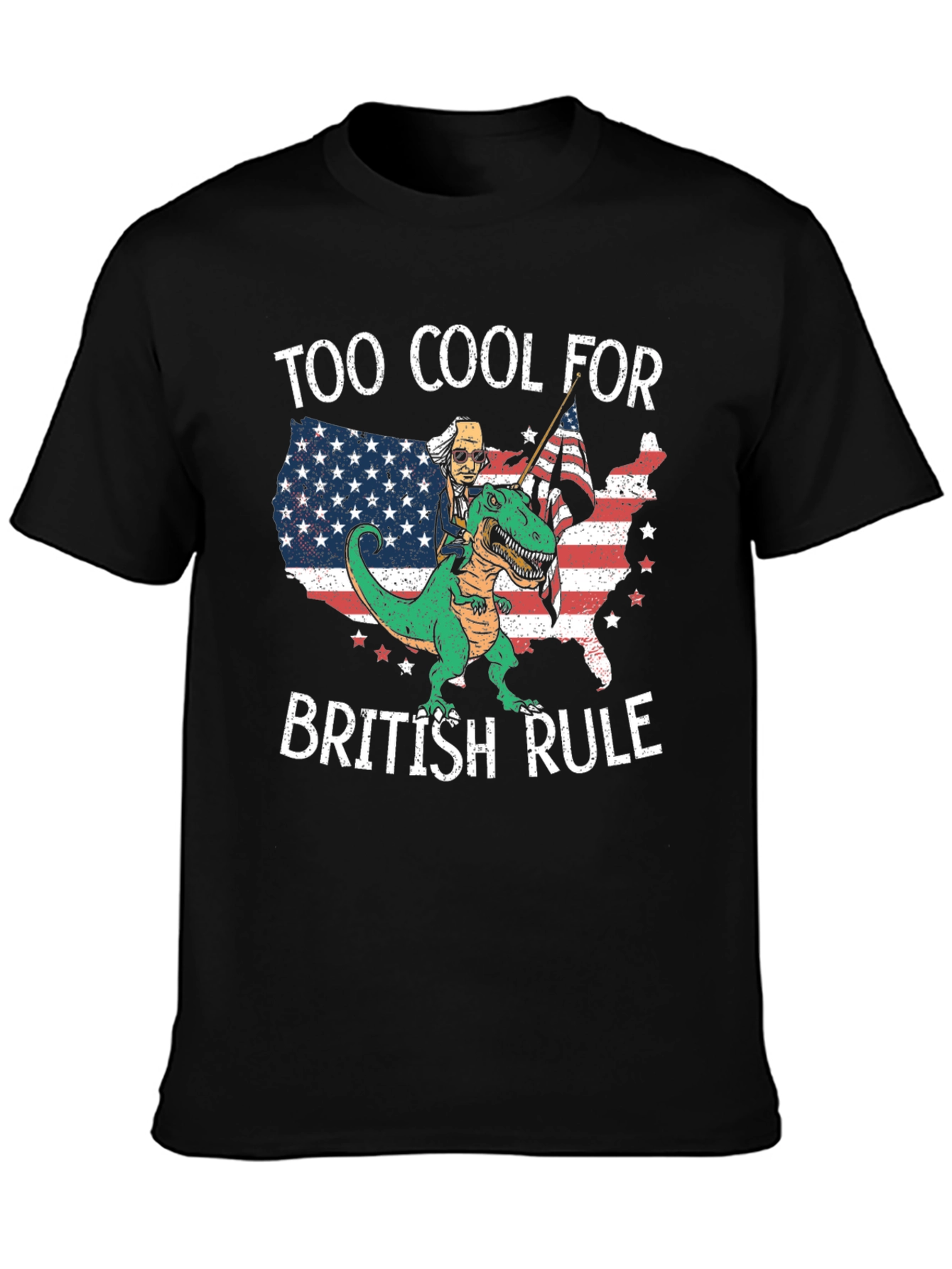 Too Cool for British Rule Graphic T-Shirt