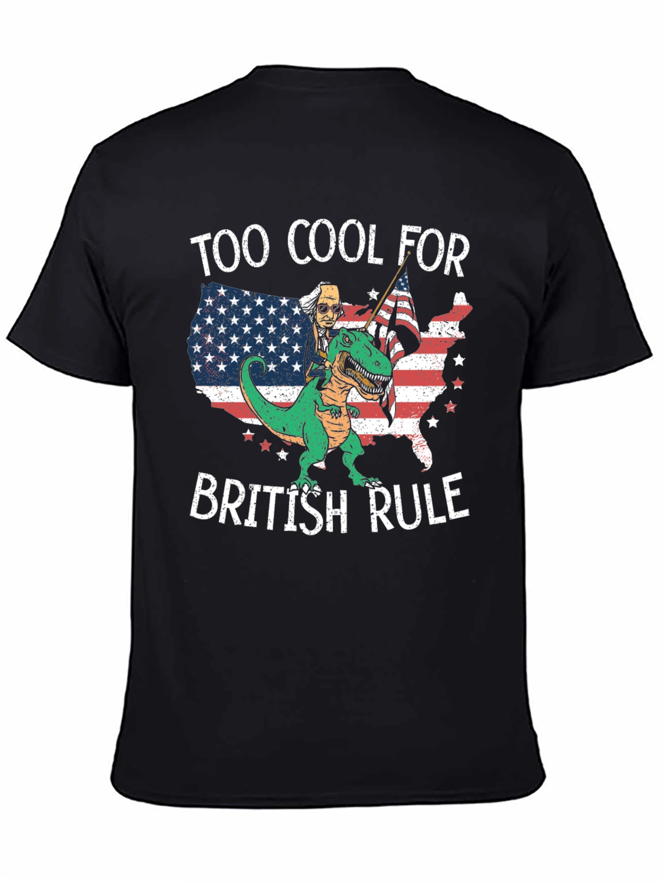 Too Cool for British Rule Graphic T-Shirt