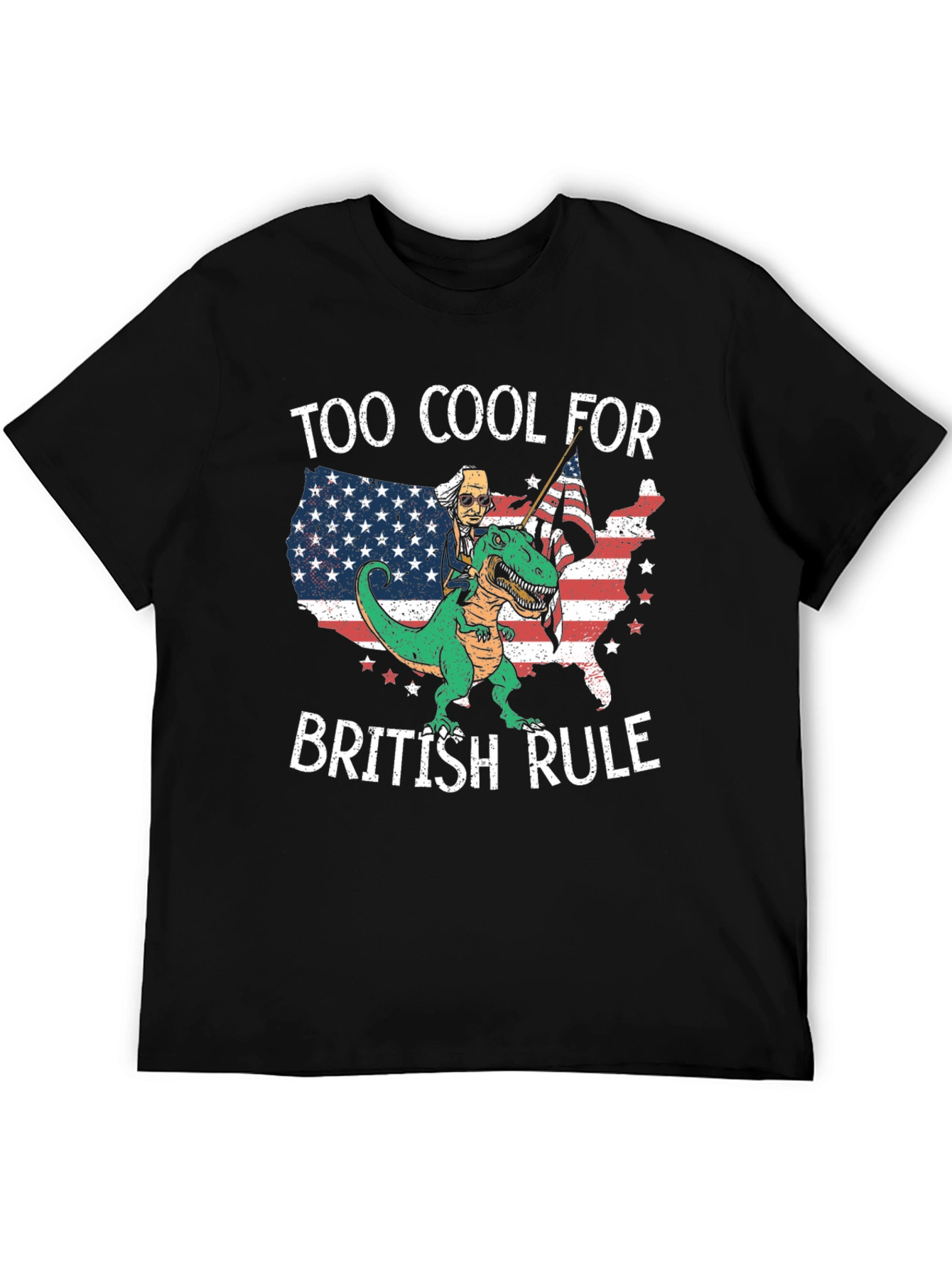 Too Cool for British Rule Graphic T-Shirt