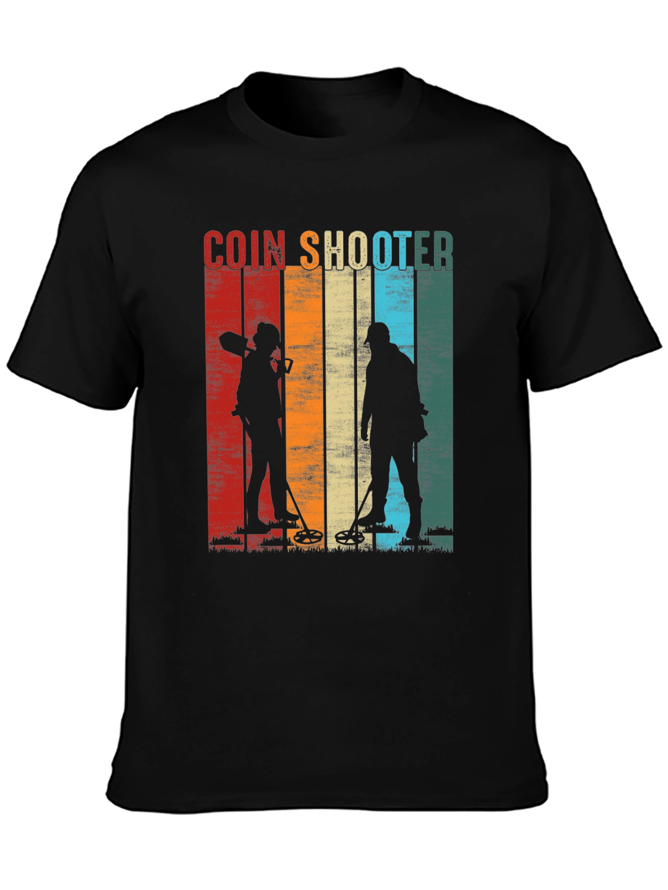 Coin Shooter T-Shirt - Metal Detecting Gift