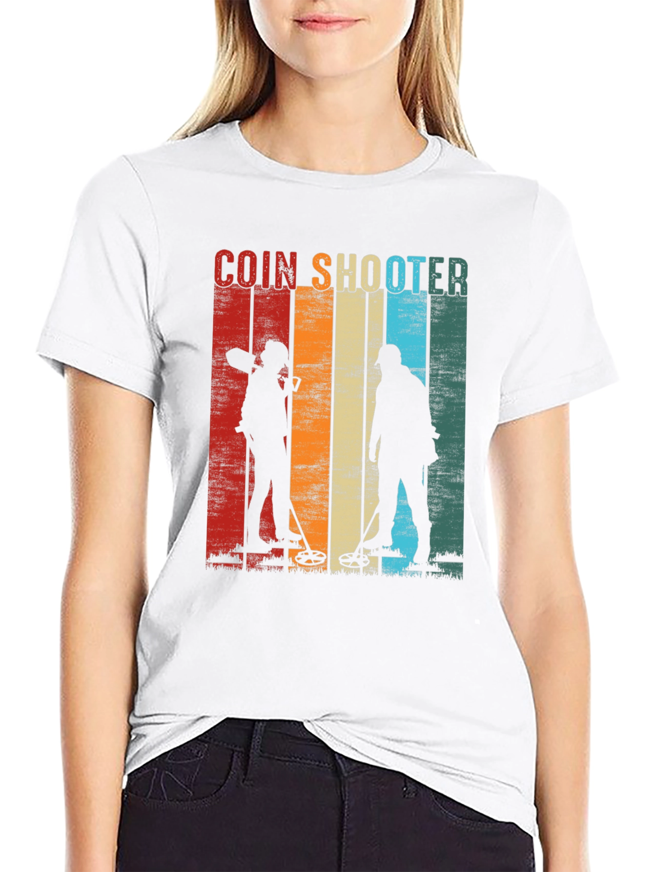 Coin Shooter T-Shirt - Metal Detecting Gift