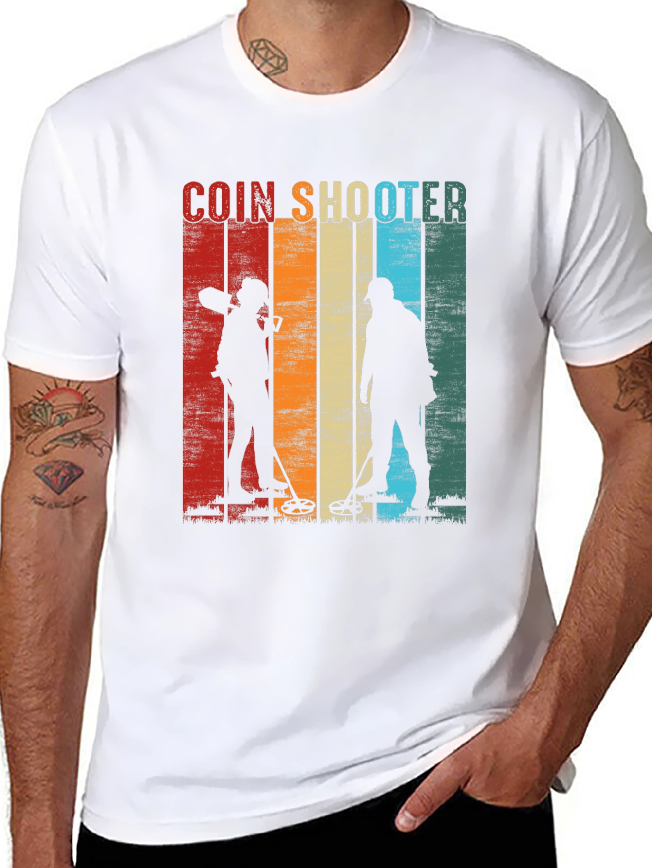 Coin Shooter T-Shirt - Metal Detecting Gift