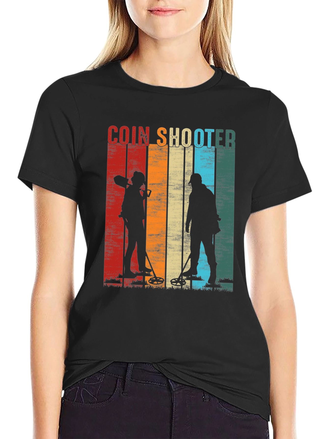 Coin Shooter T-Shirt - Metal Detecting Gift