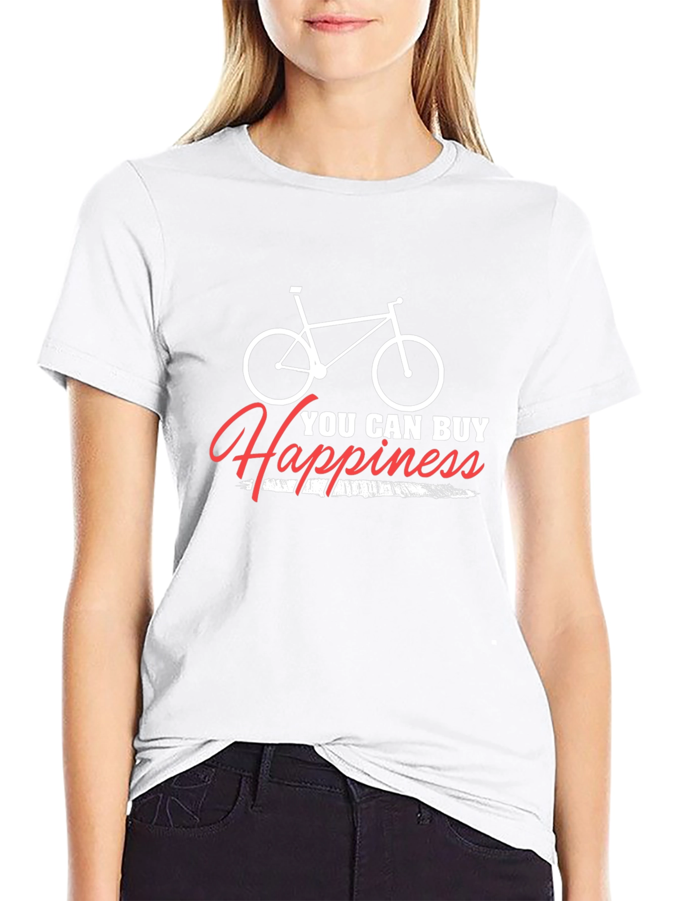 Happiness Bicycle Graphic Tee