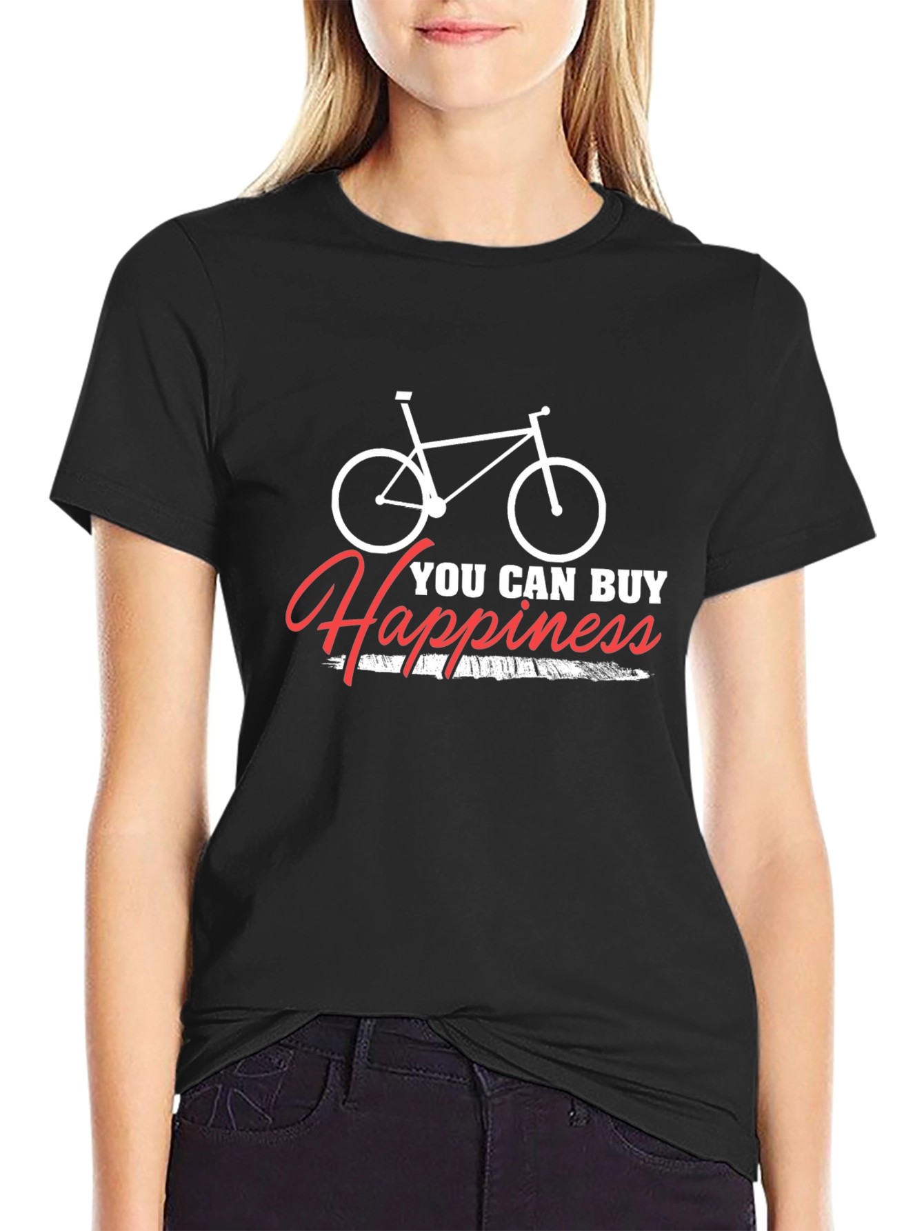 Happiness Bicycle Graphic Tee