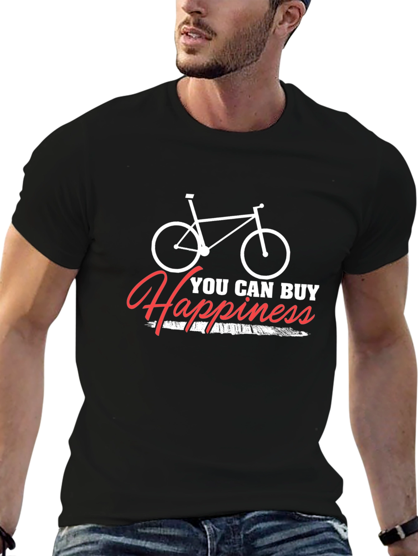 Happiness Bicycle Graphic Tee