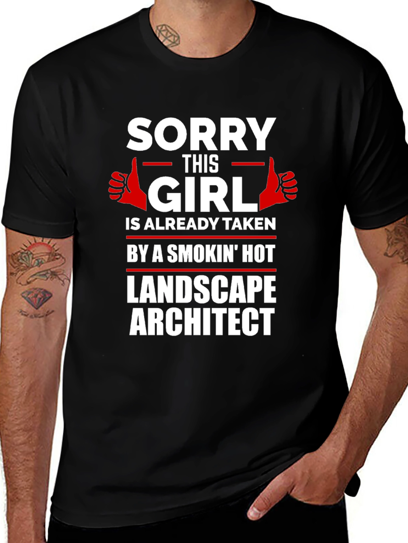 Sorry This Girl Taken Landscape Architect Graphic Tee