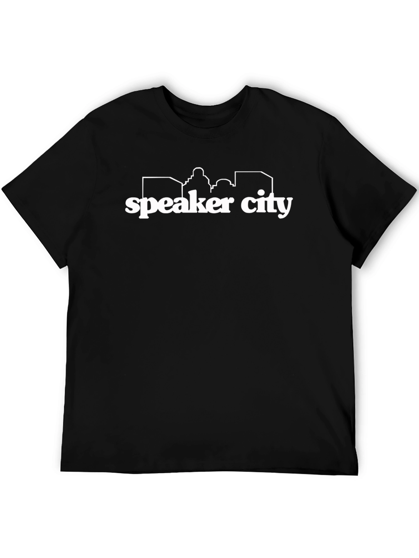 Speaker City T-Shirt - Black Graphic Tee