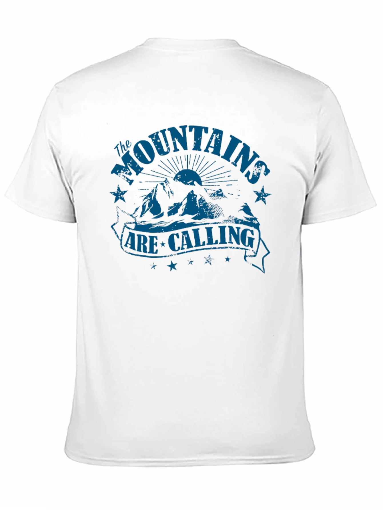 The Mountains Are Calling Black T-Shirt