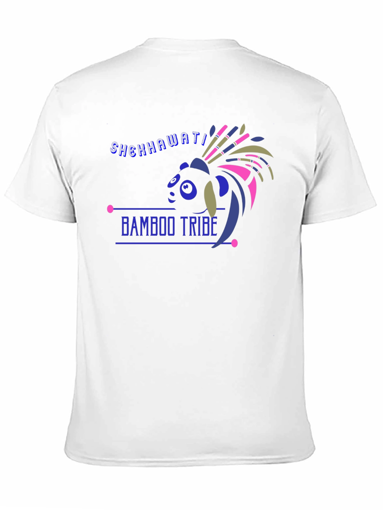 Bamboo Tribe Tee - Black Cotton Graphic T-Shirt