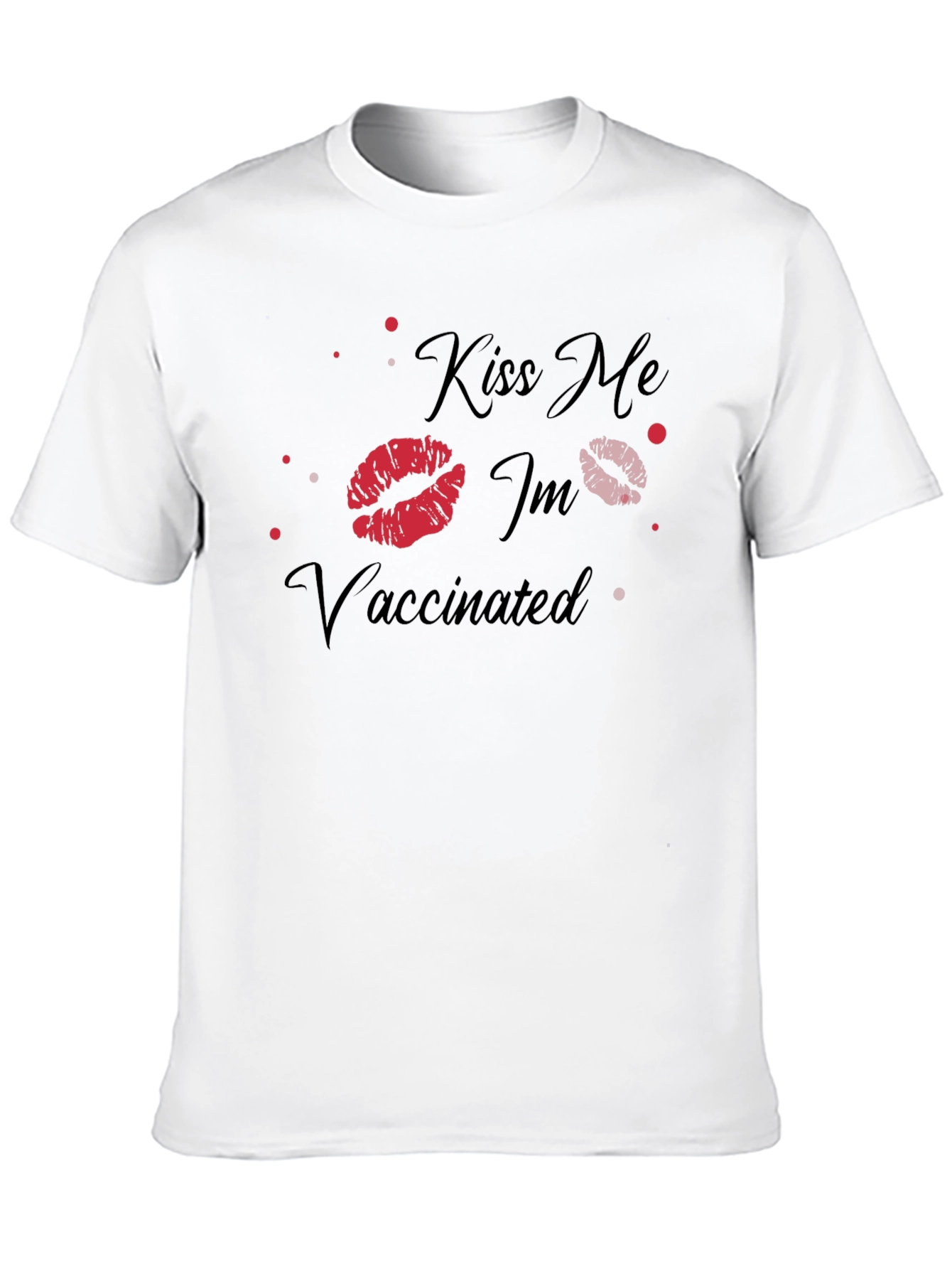 Kiss Me Im Vaccinated Graphic T-Shirt