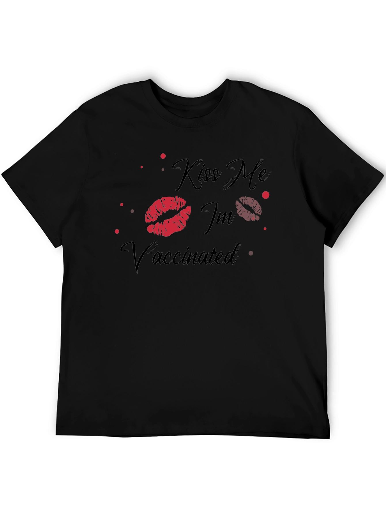 Kiss Me Im Vaccinated Graphic T-Shirt