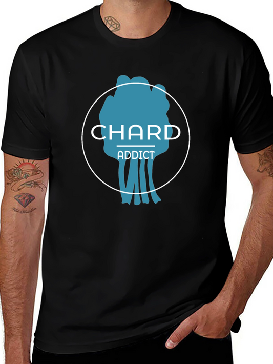 Chard Addict Graphic T-Shirt - Black
