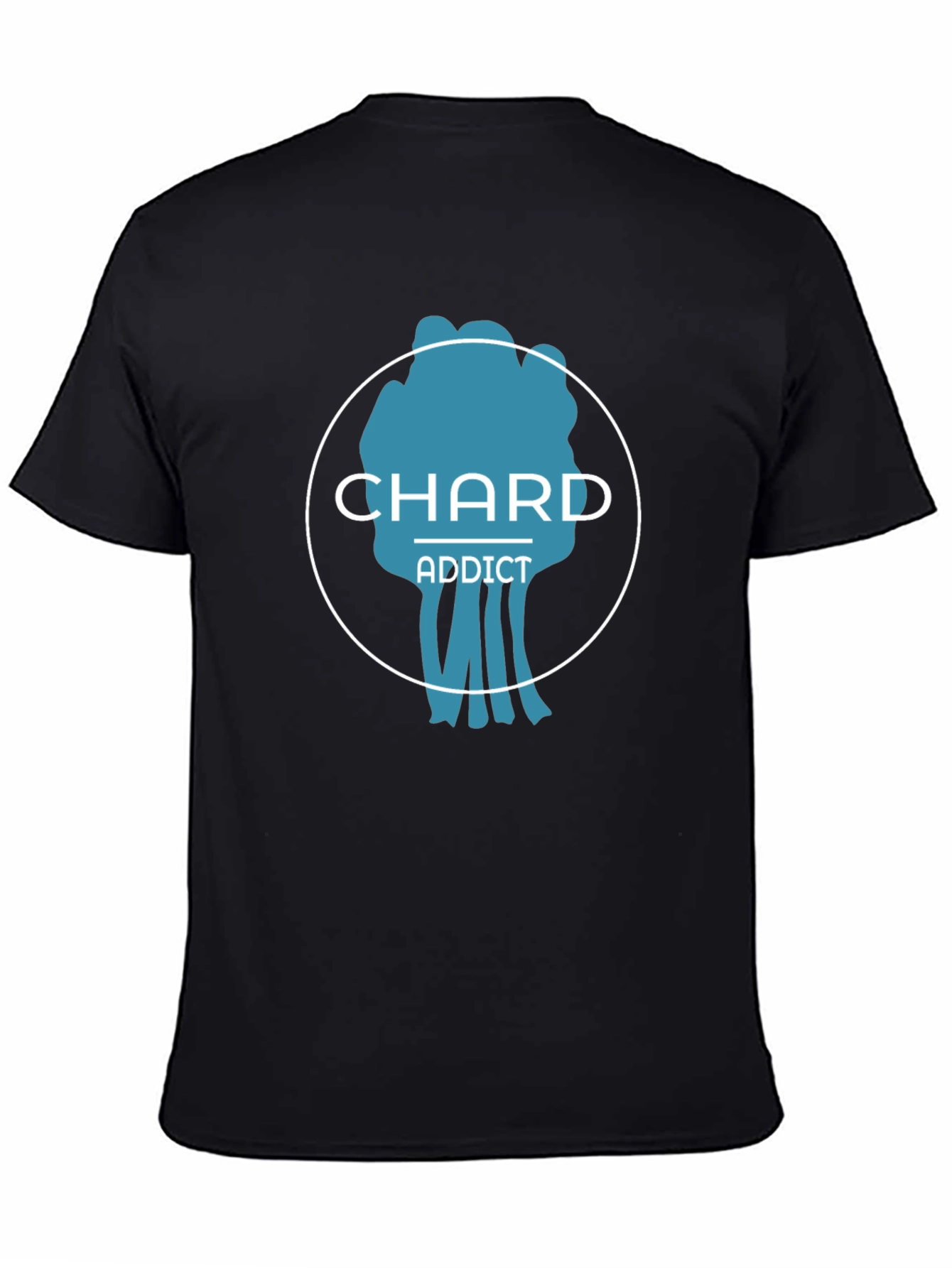 Chard Addict Graphic T-Shirt - Black