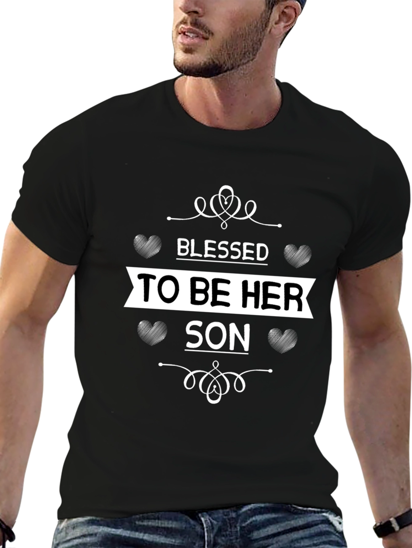 Blessed to Be Her Son Graphic T-Shirt