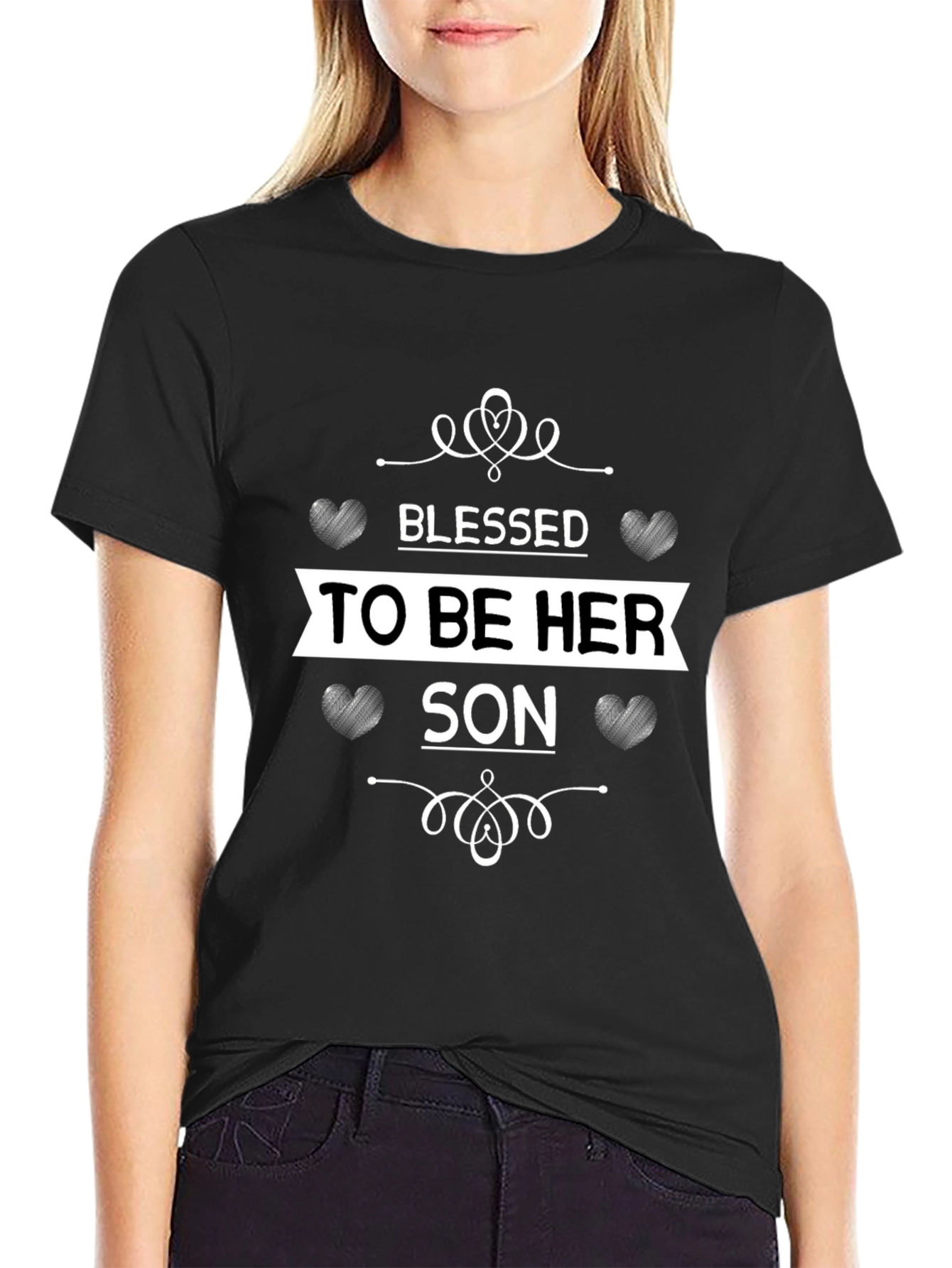 Blessed to Be Her Son Graphic T-Shirt