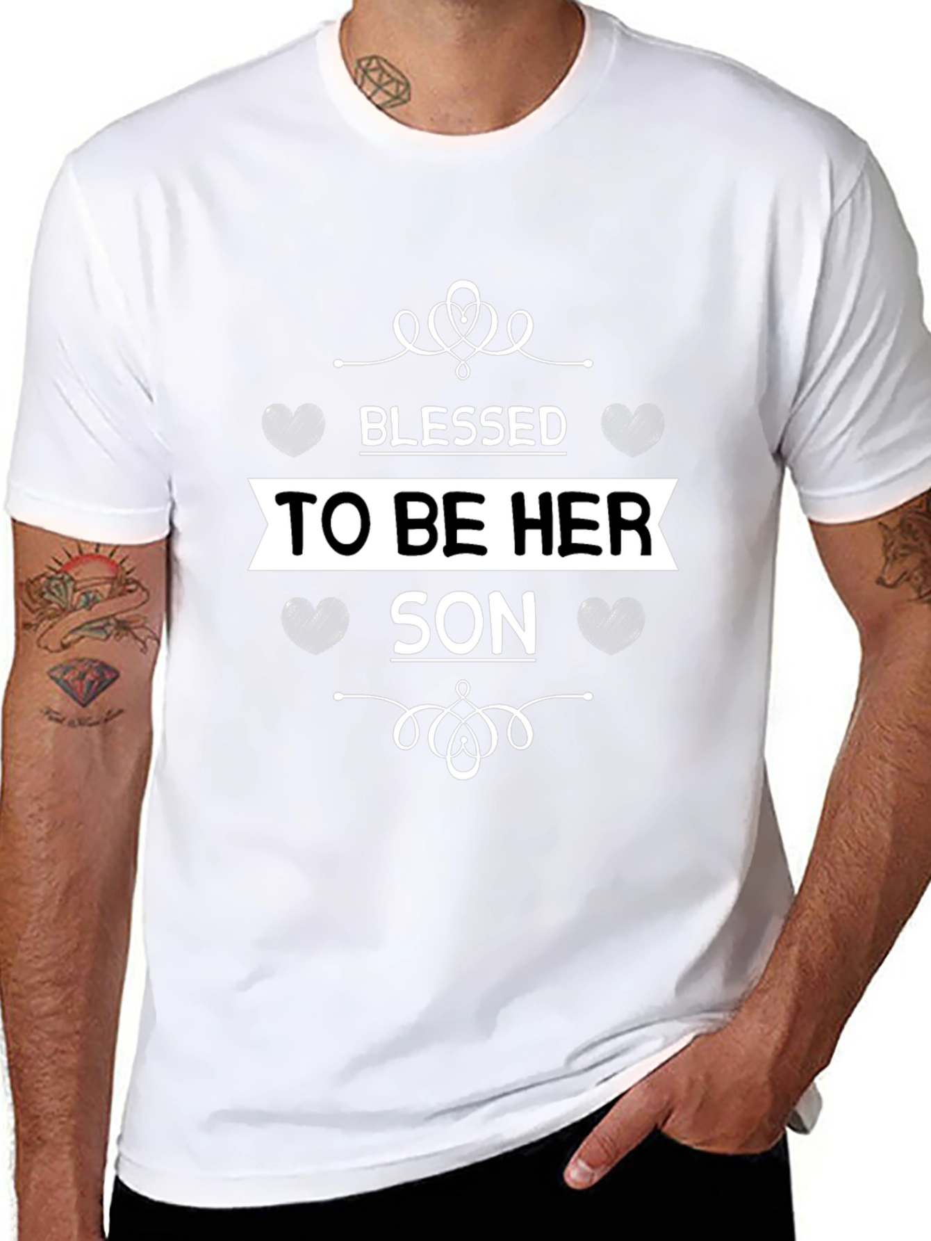 Blessed to Be Her Son Graphic T-Shirt