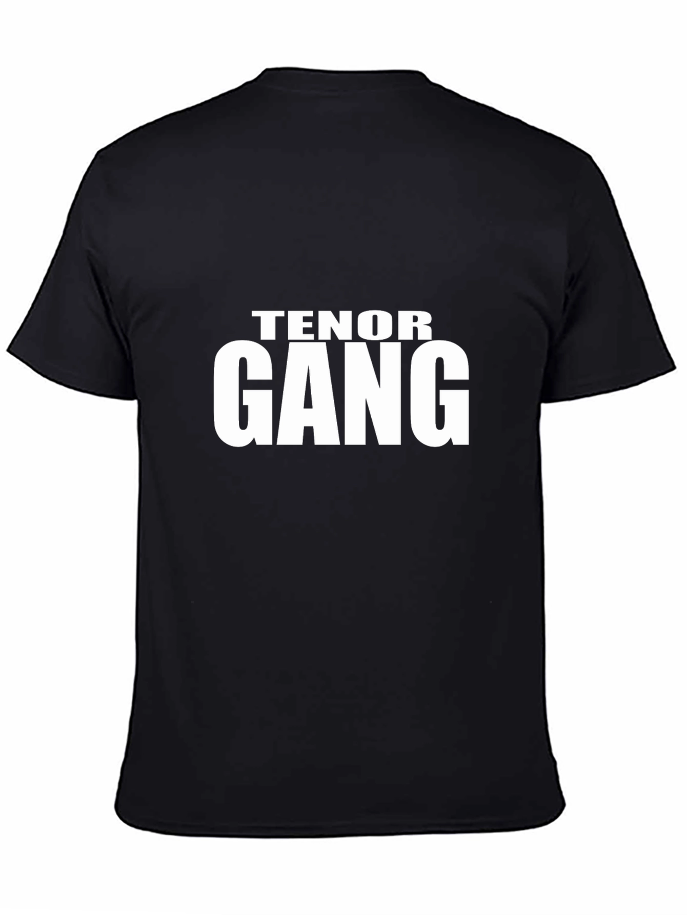 Tenor Gang T-Shirt - Black Cotton Graphic Tee