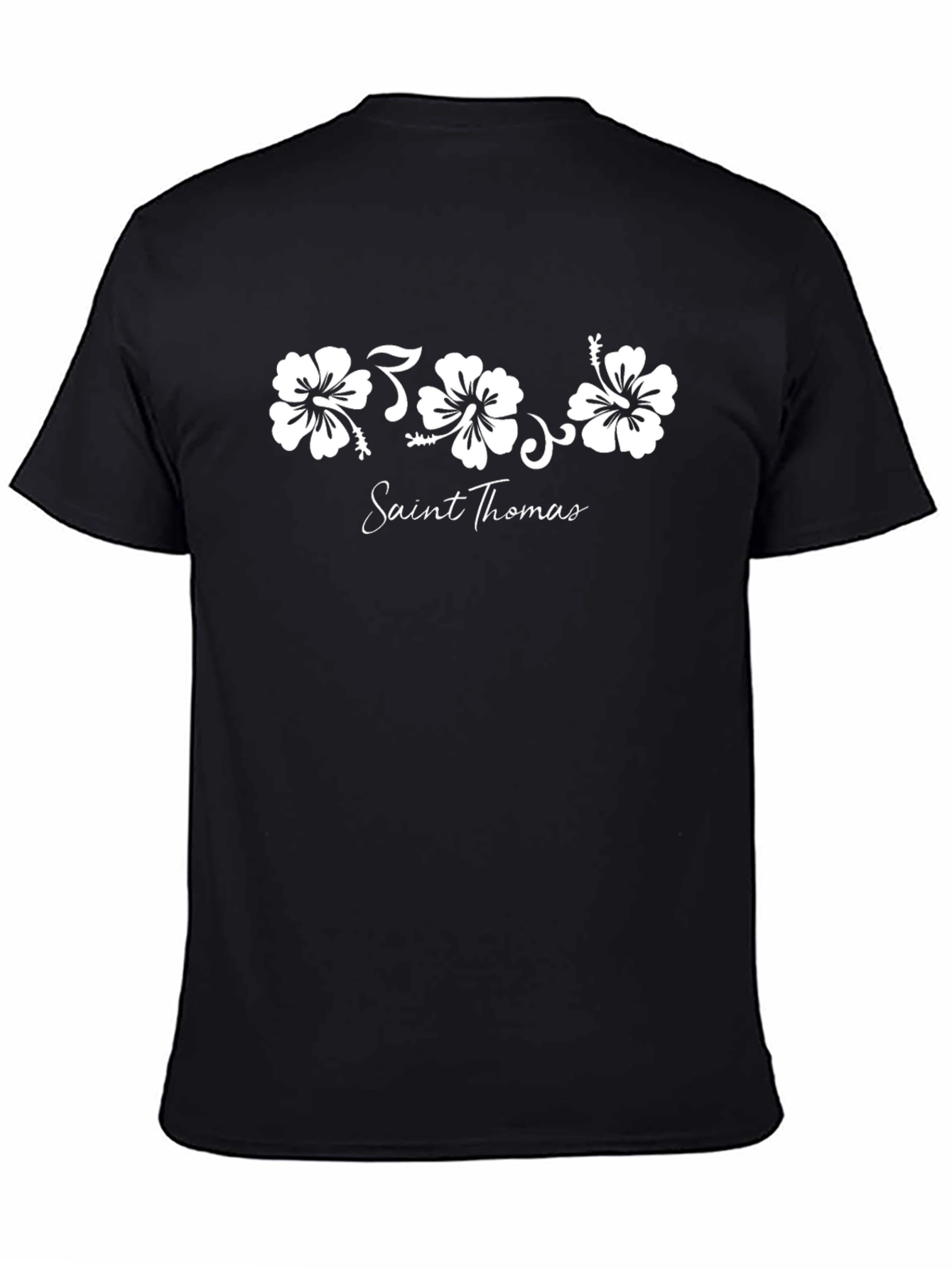 Saint Thomas Hibiscus Flower T-Shirt