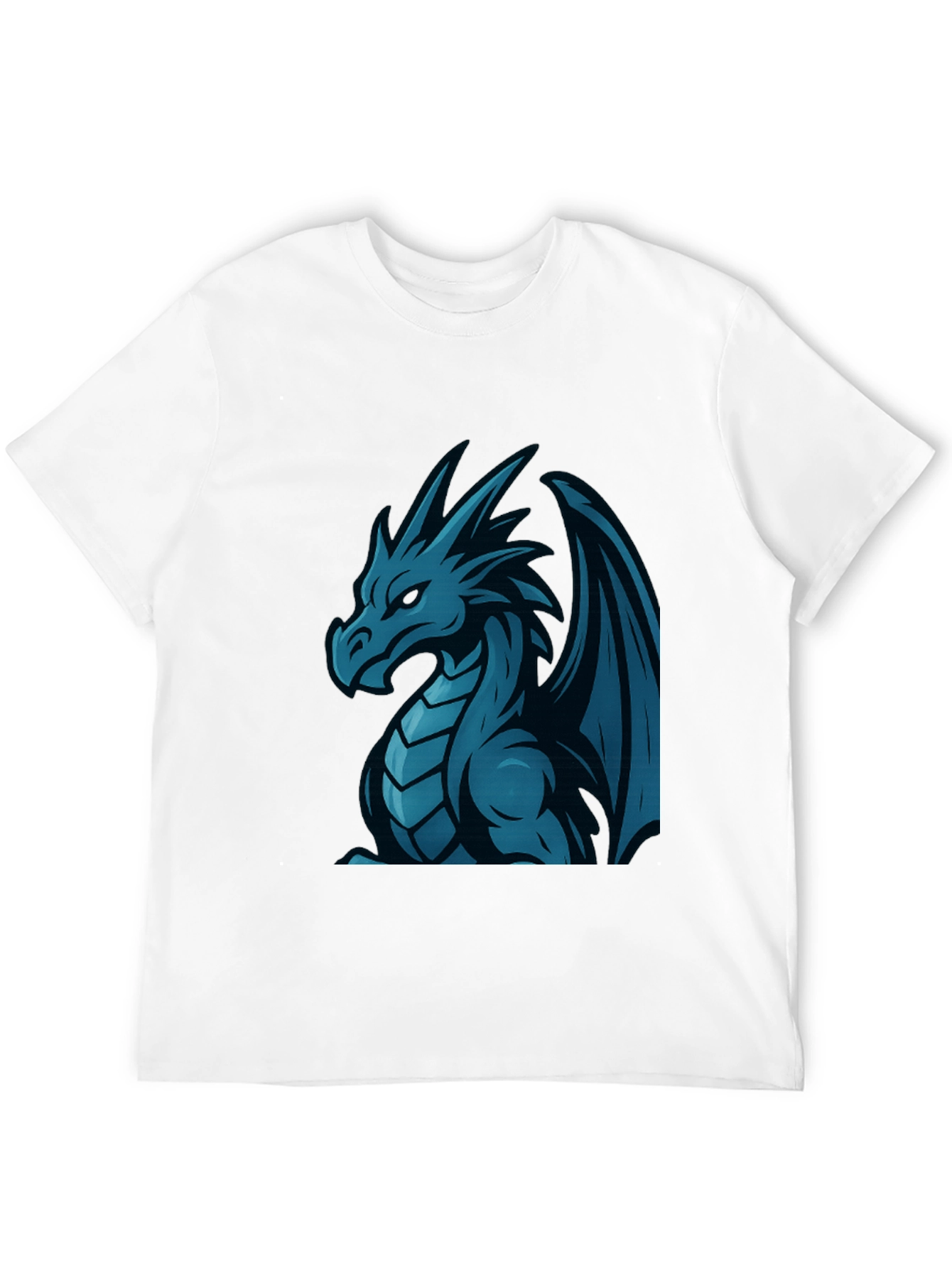 Blue Dragon Graphic Tee - Mens Black T-Shirt