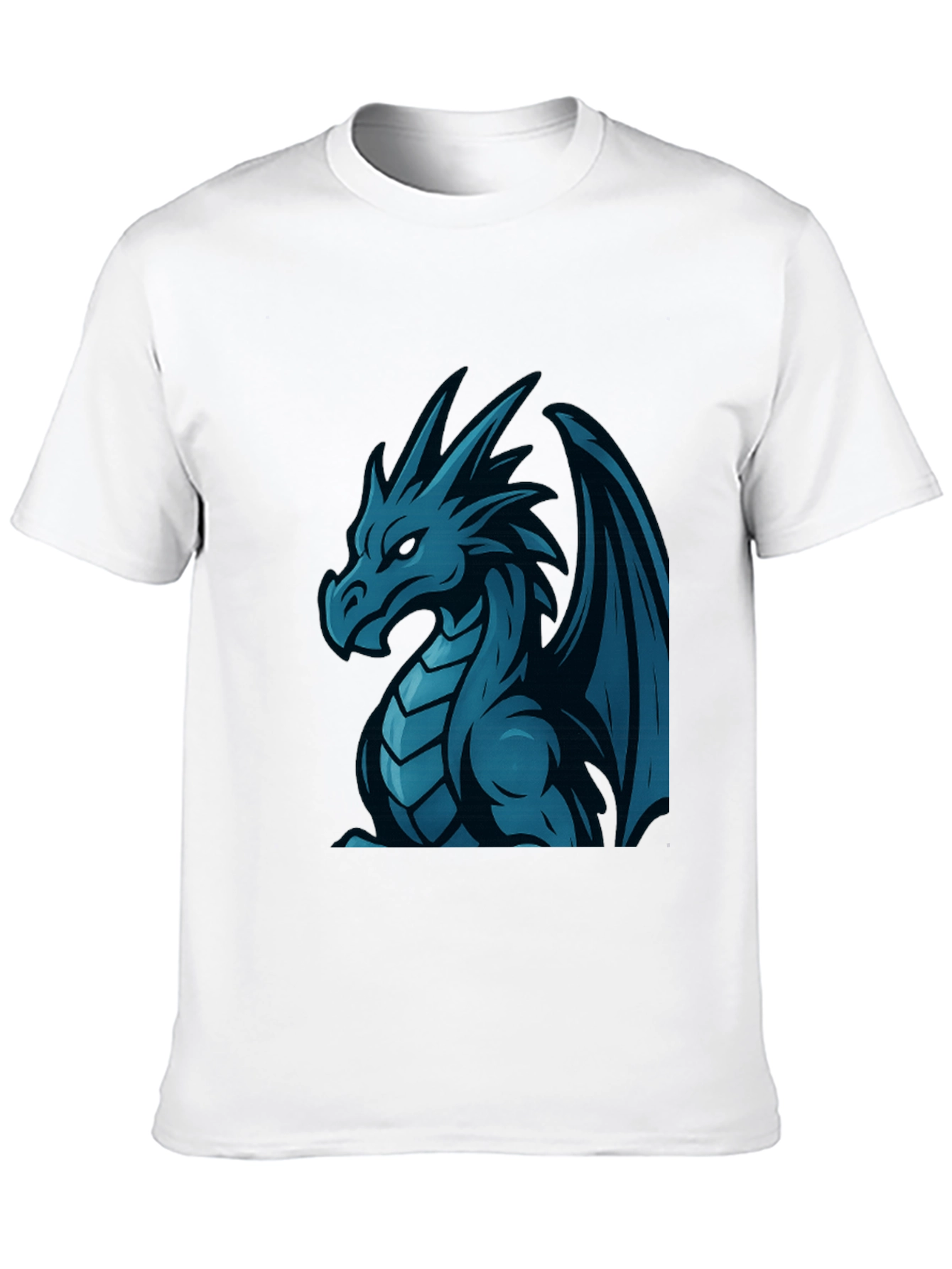 Blue Dragon Graphic Tee - Mens Black T-Shirt