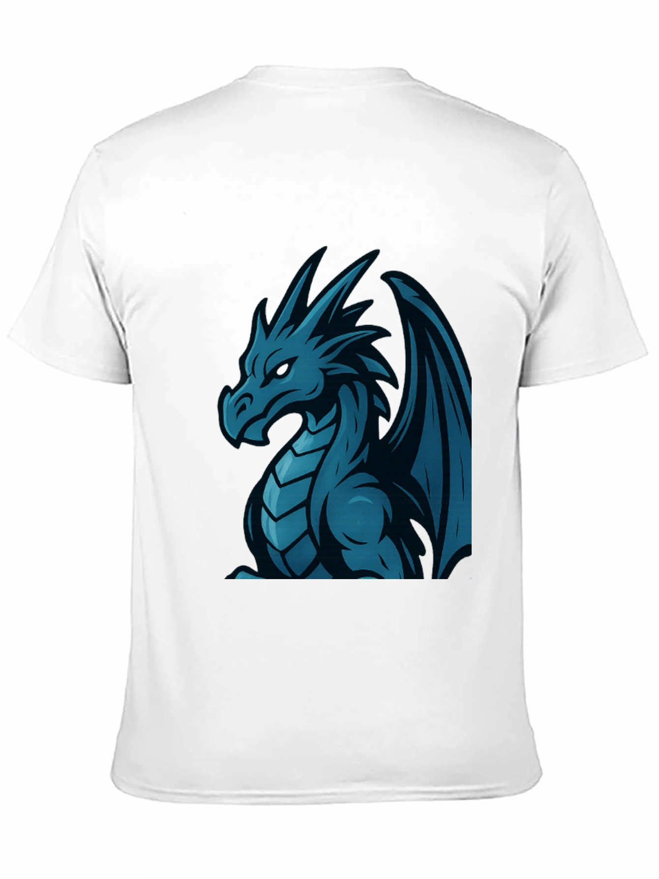 Blue Dragon Graphic Tee - Mens Black T-Shirt