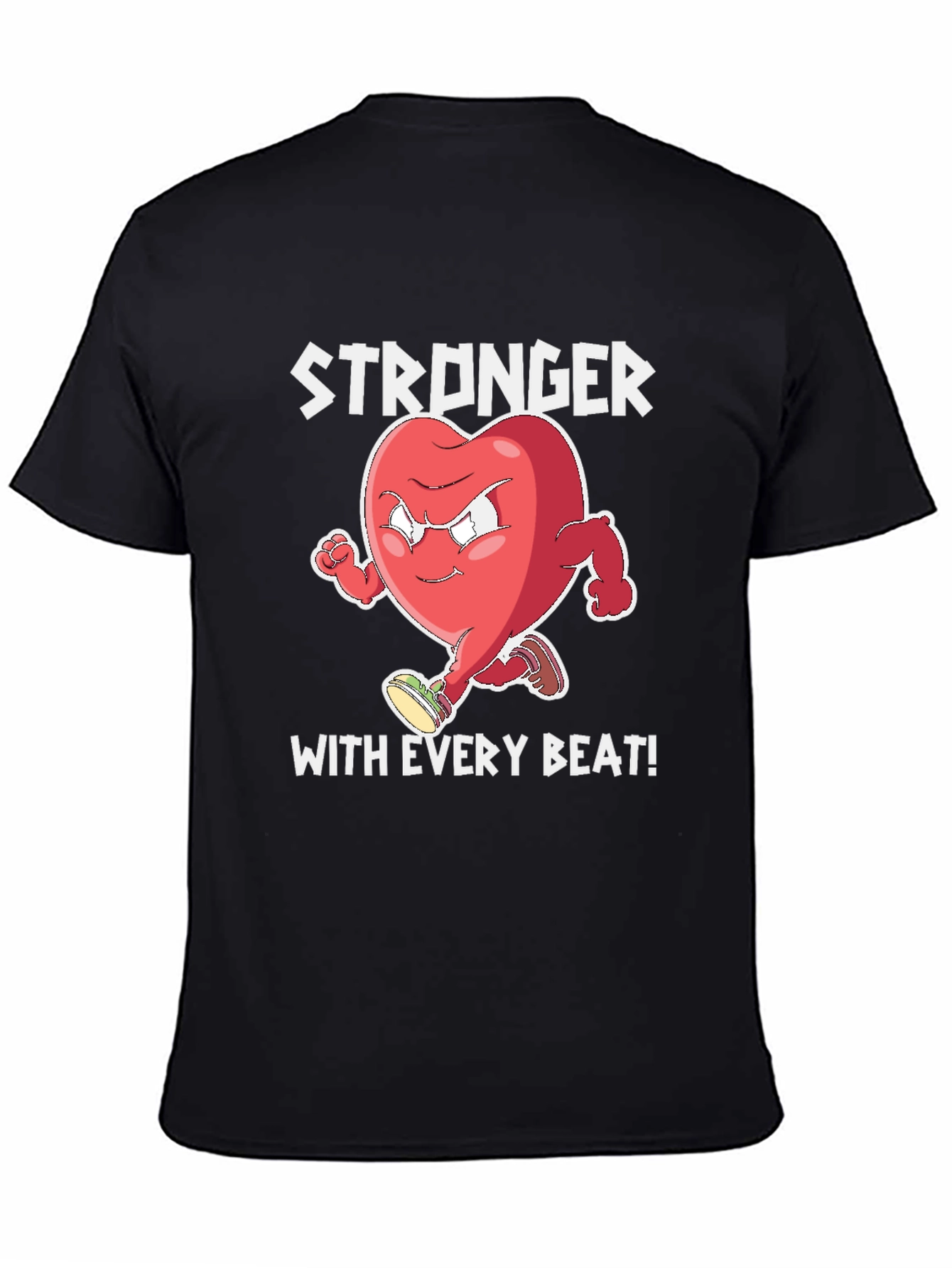 Stronger With Every Beat Graphic T-Shirt