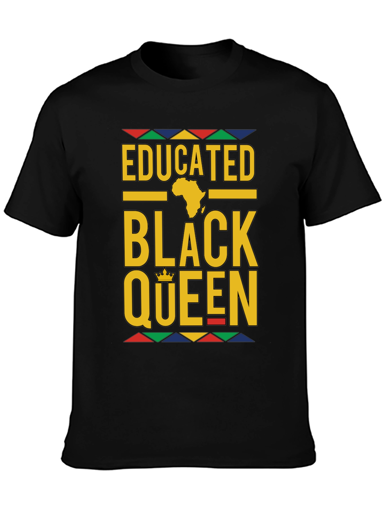 Educated Black Queen T-Shirt - Stylish Graphic Tee